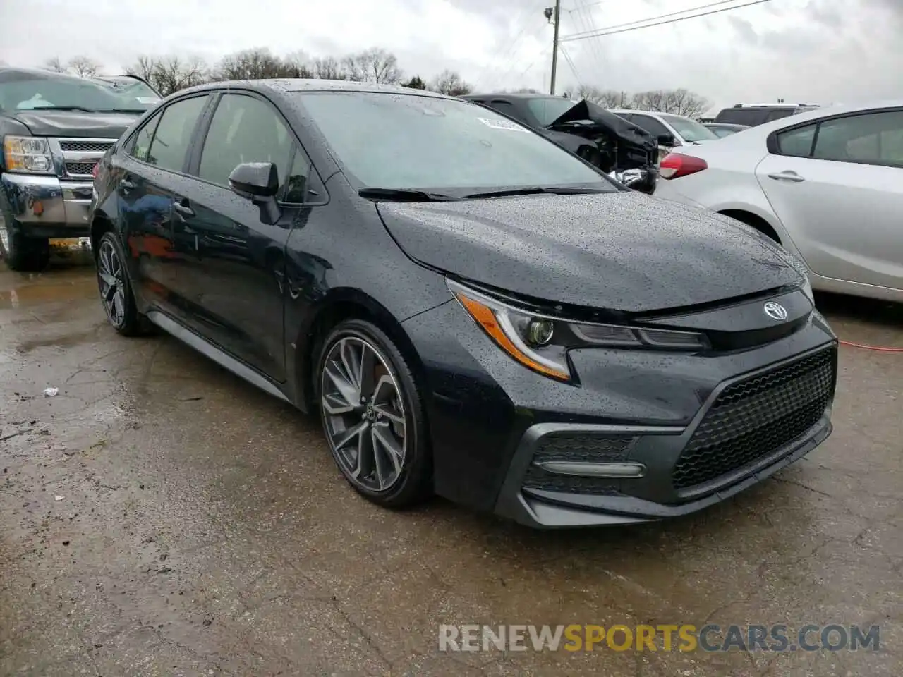 1 Photograph of a damaged car JTDS4RCE1LJ035749 TOYOTA COROLLA 2020