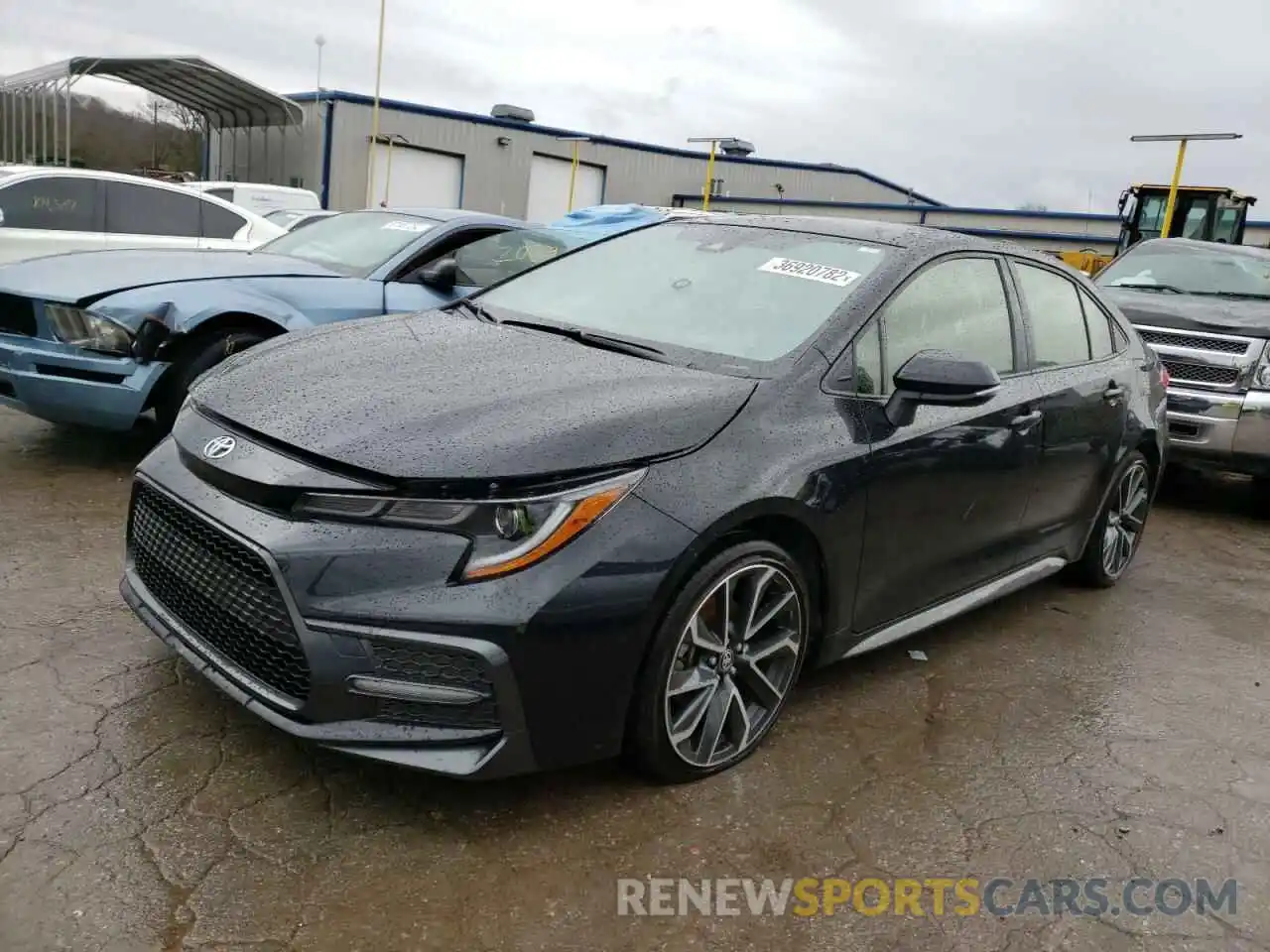 2 Photograph of a damaged car JTDS4RCE1LJ035749 TOYOTA COROLLA 2020