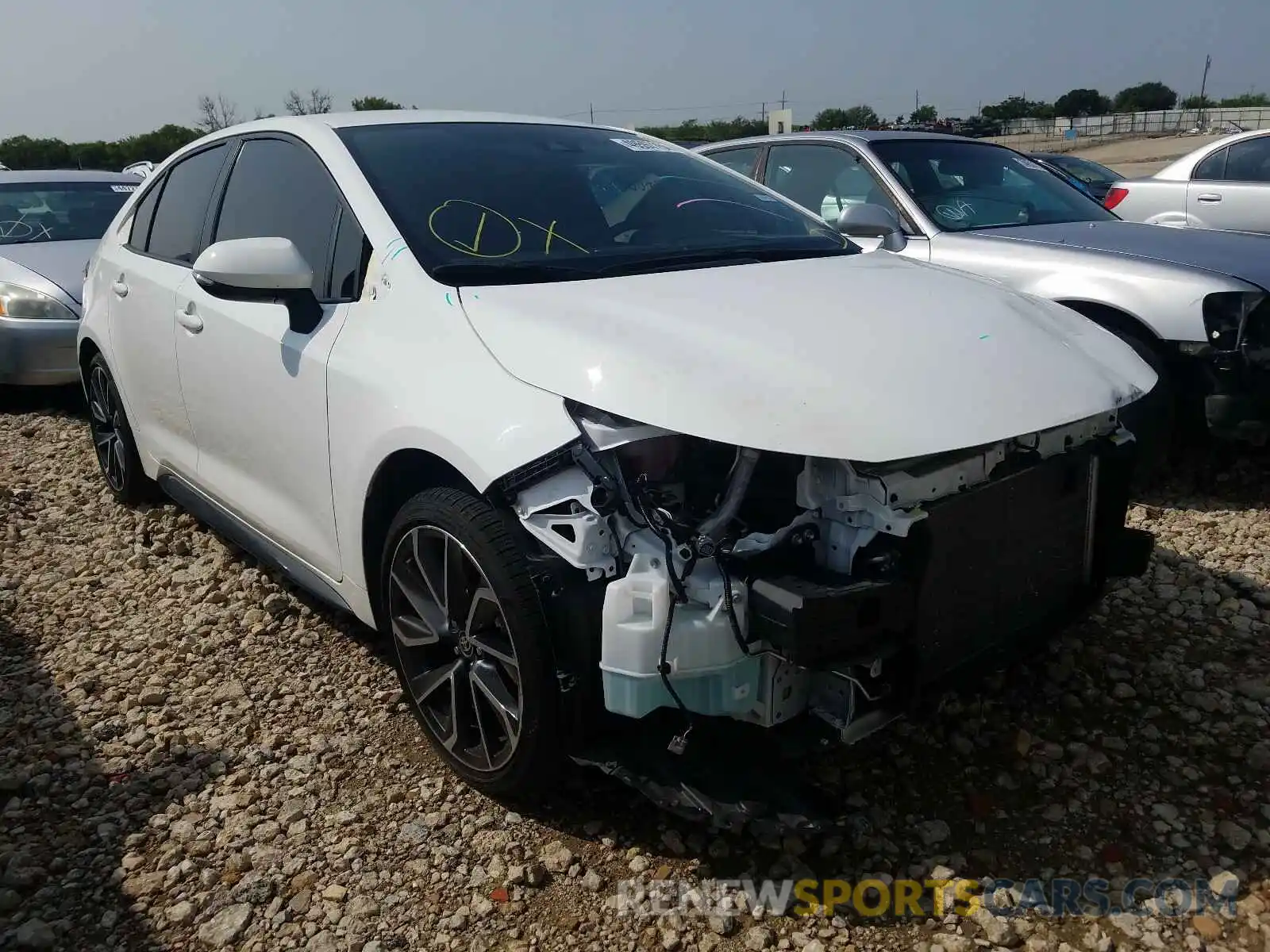 1 Photograph of a damaged car JTDS4RCE1LJ036125 TOYOTA COROLLA 2020