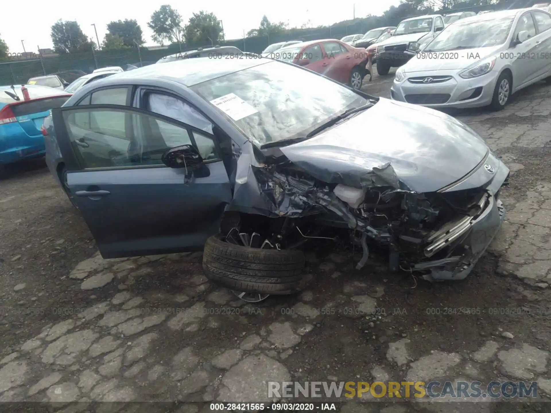 1 Photograph of a damaged car JTDS4RCE1LJ038764 TOYOTA COROLLA 2020