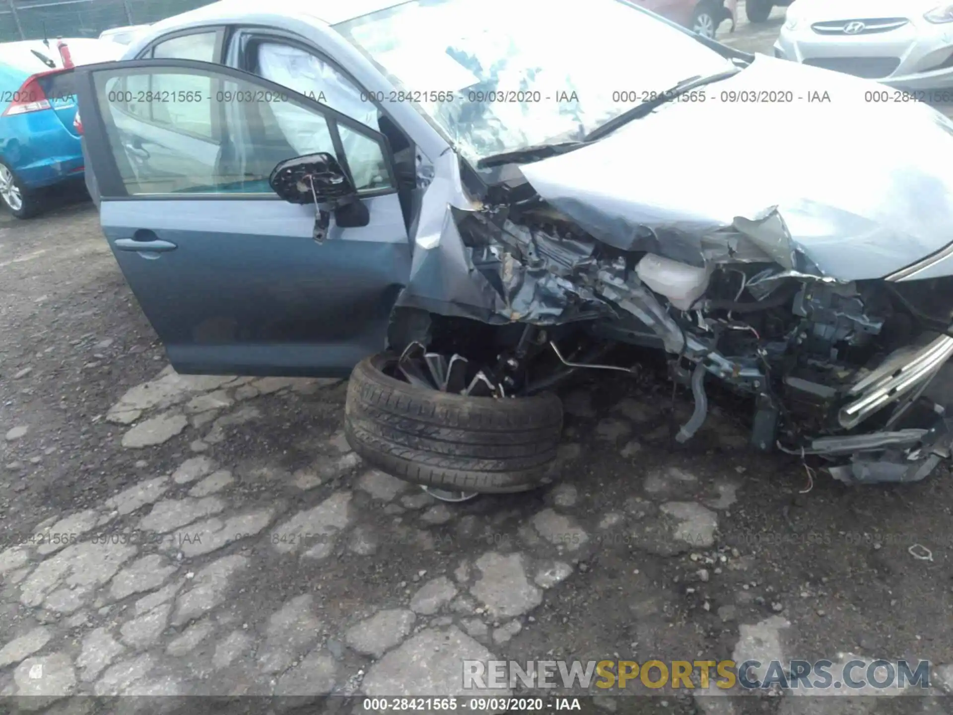 6 Photograph of a damaged car JTDS4RCE1LJ038764 TOYOTA COROLLA 2020