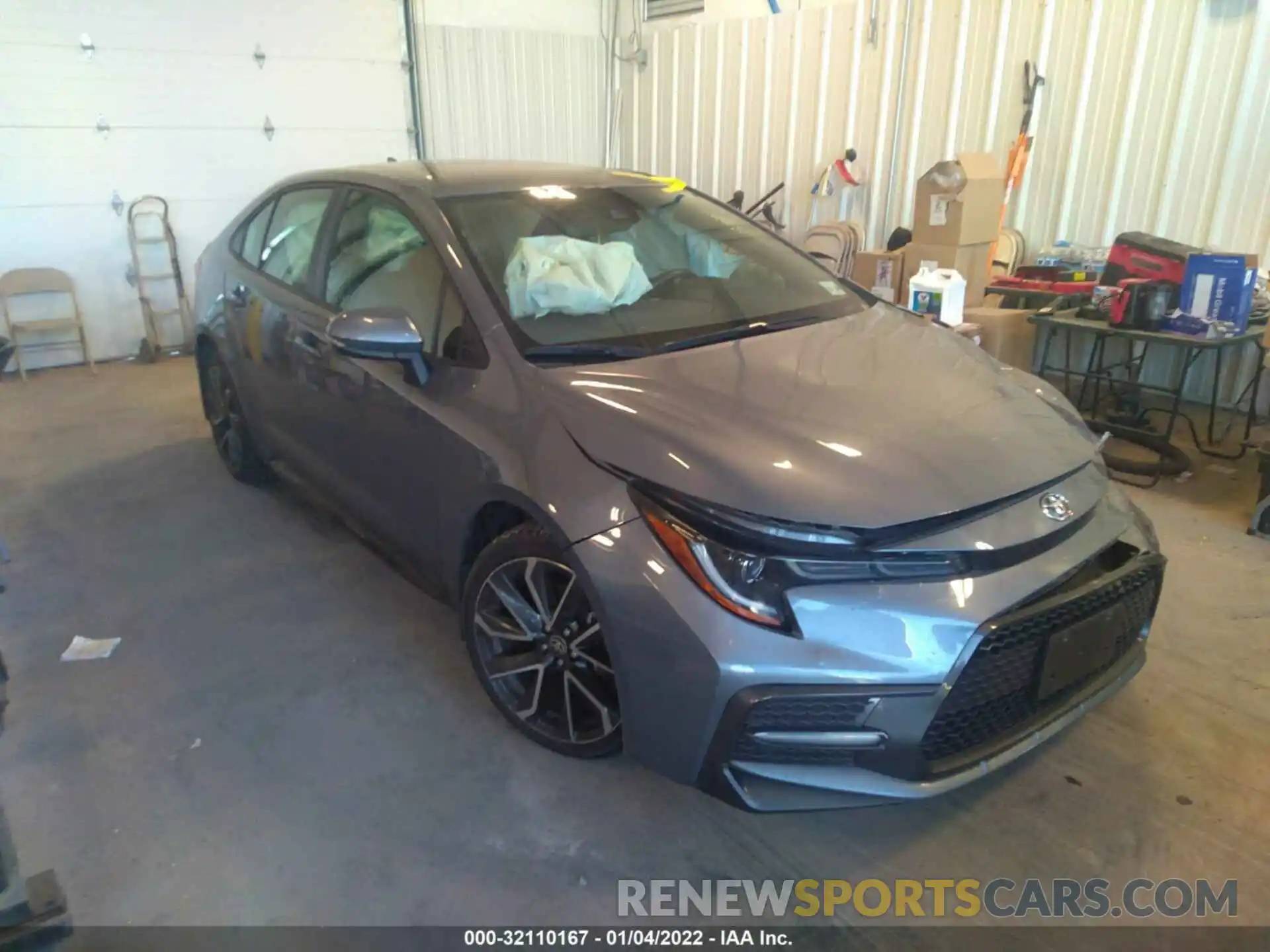 1 Photograph of a damaged car JTDS4RCE1LJ039011 TOYOTA COROLLA 2020