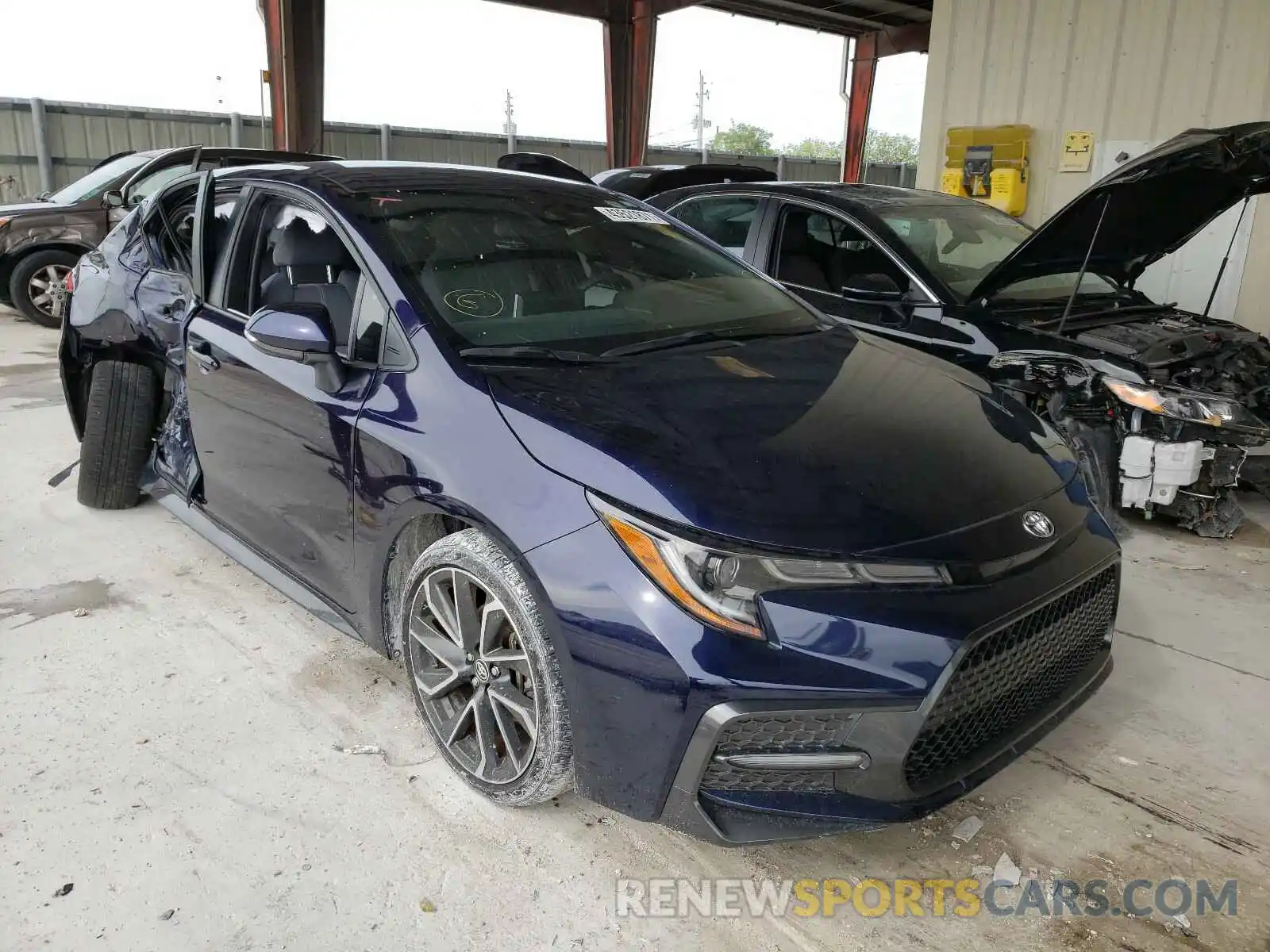 1 Photograph of a damaged car JTDS4RCE1LJ039459 TOYOTA COROLLA 2020