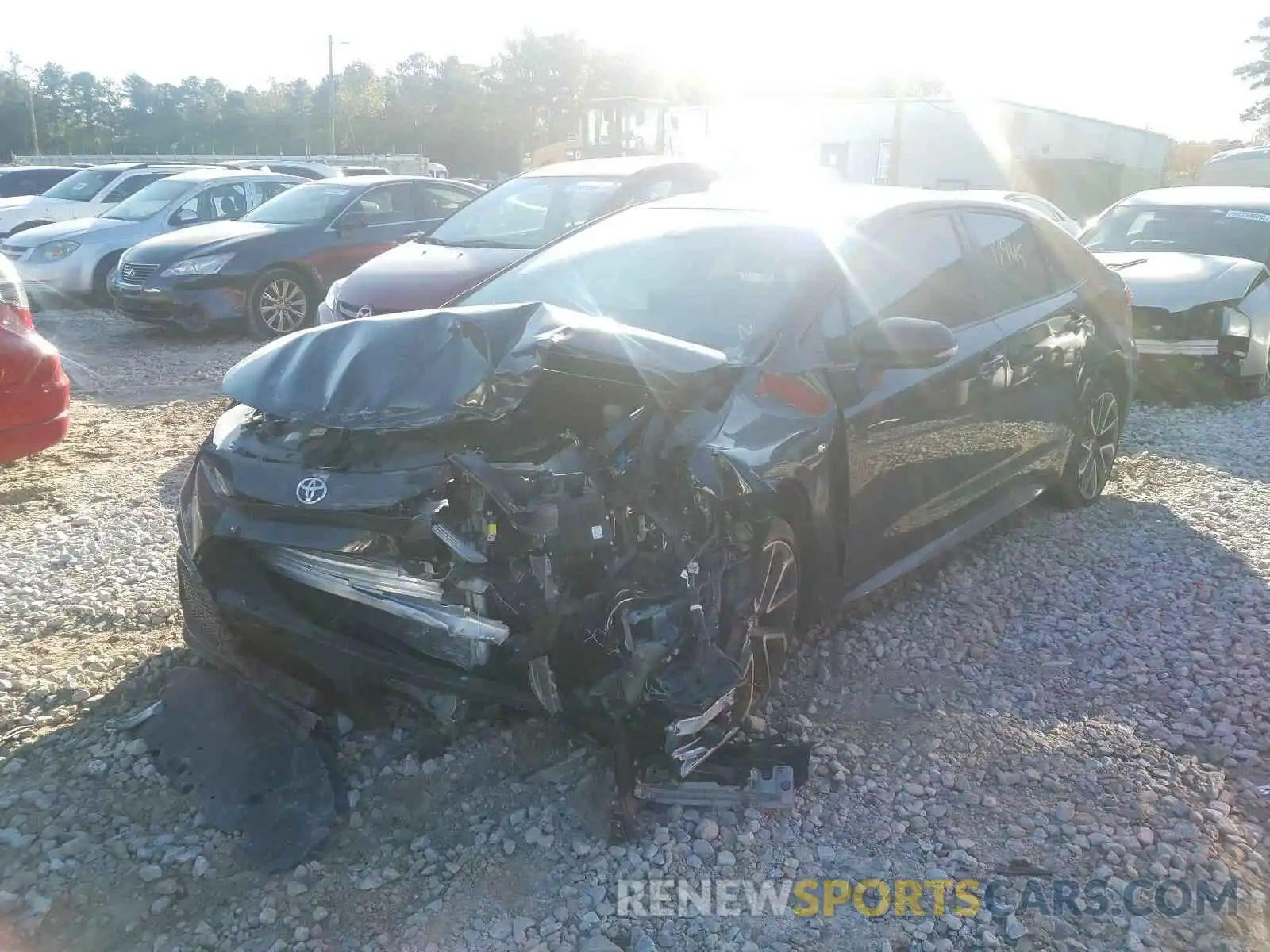 2 Photograph of a damaged car JTDS4RCE1LJ039624 TOYOTA COROLLA 2020