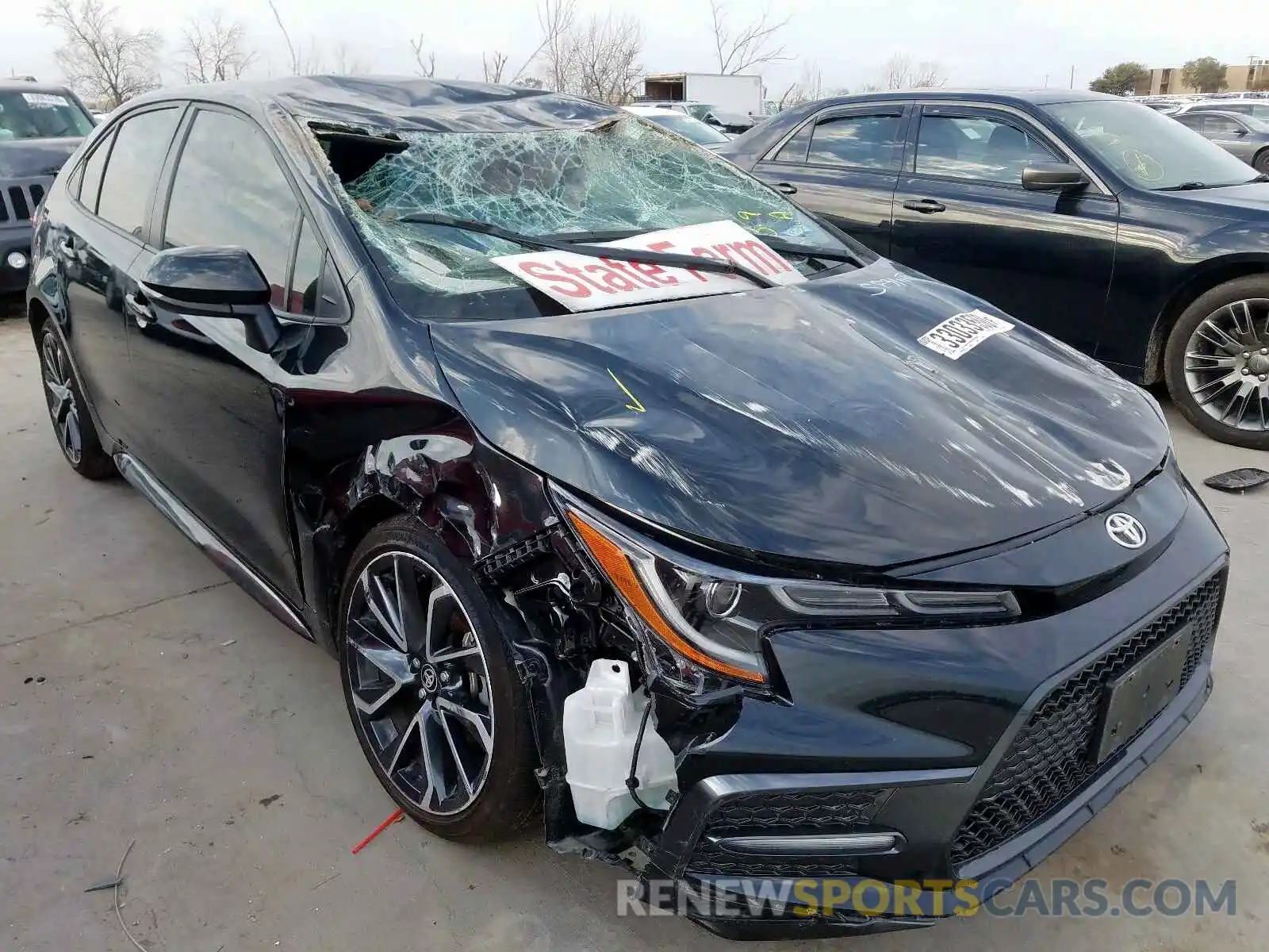 1 Photograph of a damaged car JTDS4RCE1LJ040210 TOYOTA COROLLA 2020