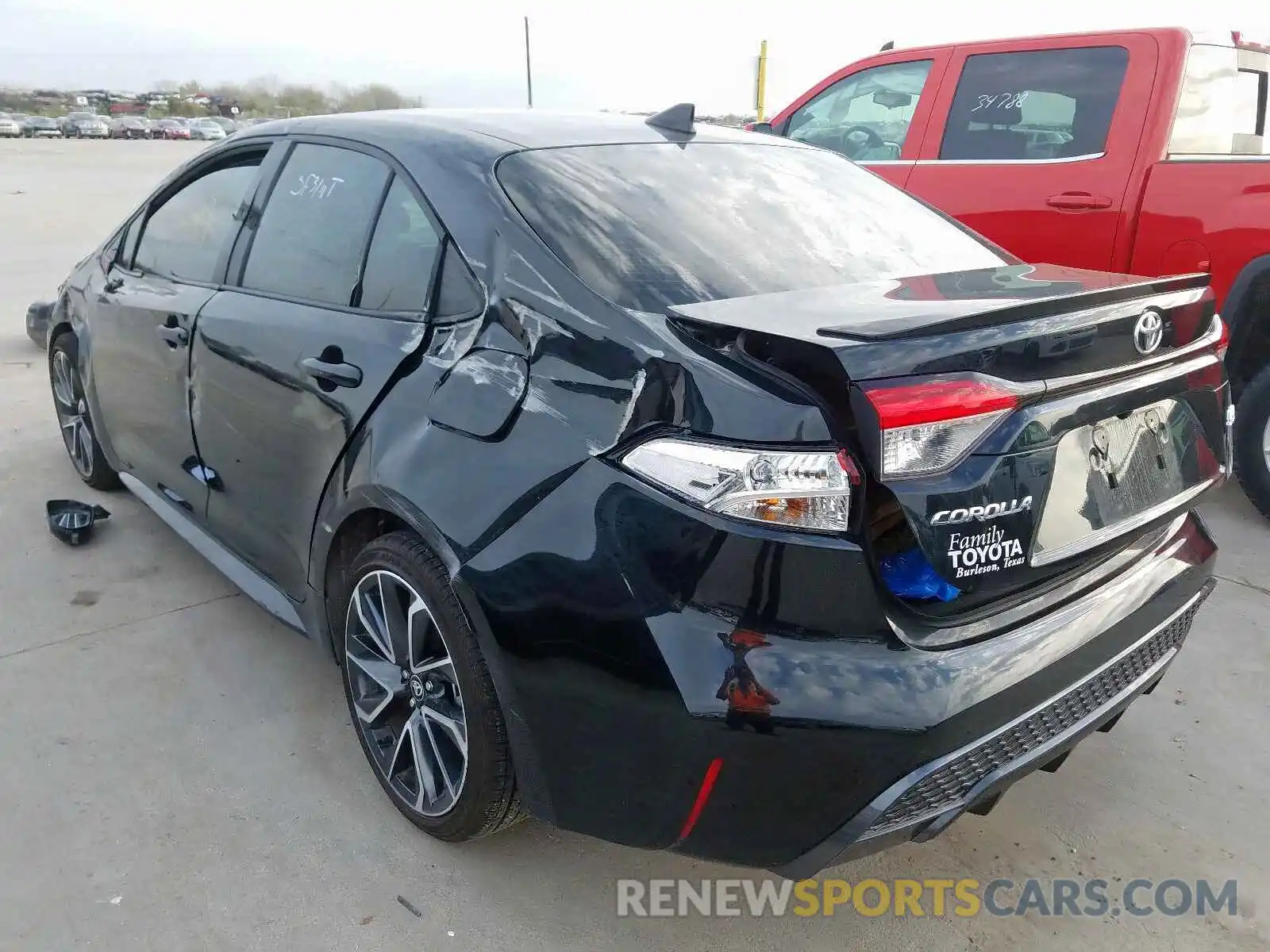 3 Photograph of a damaged car JTDS4RCE1LJ040210 TOYOTA COROLLA 2020