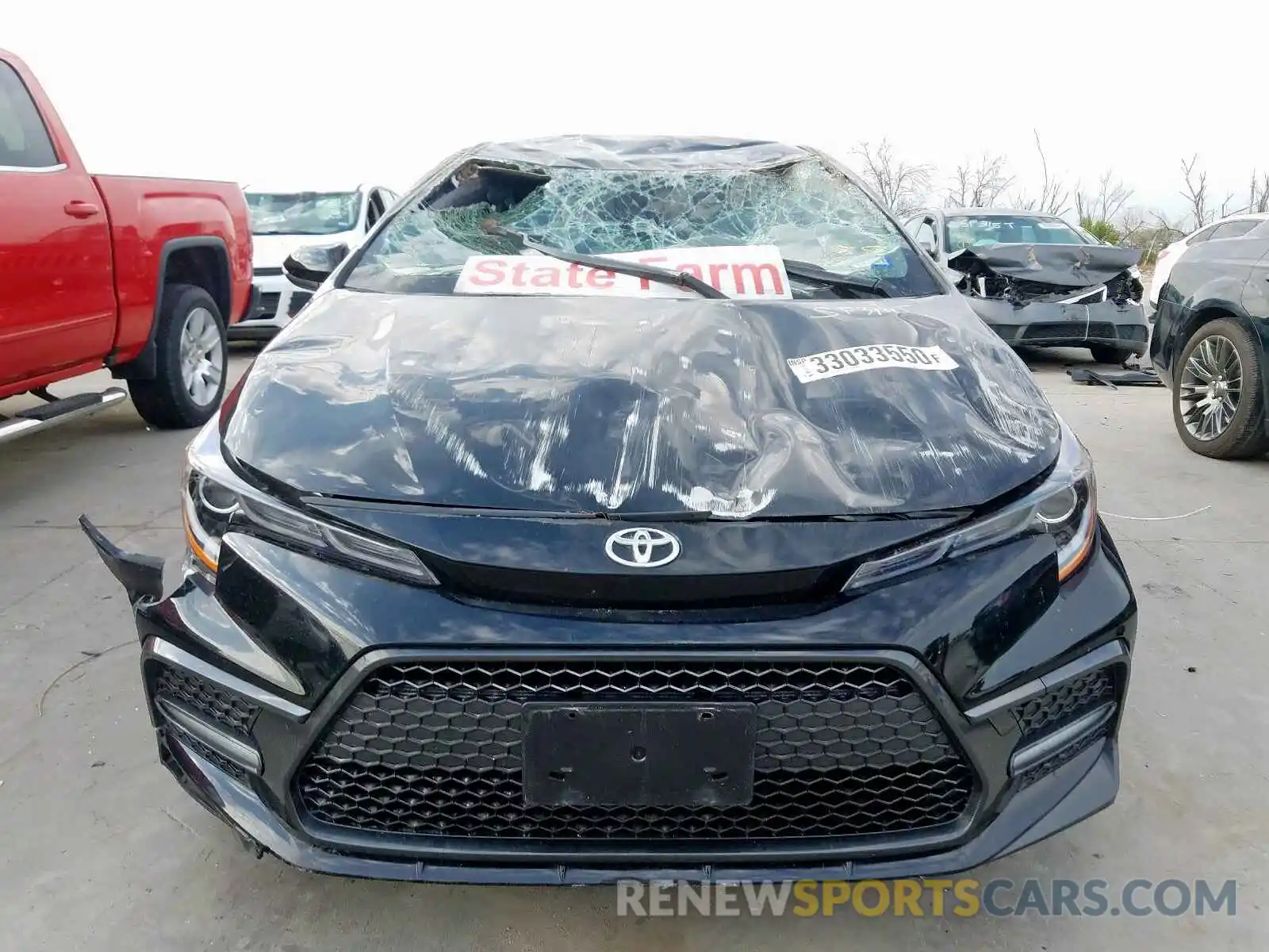 9 Photograph of a damaged car JTDS4RCE1LJ040210 TOYOTA COROLLA 2020