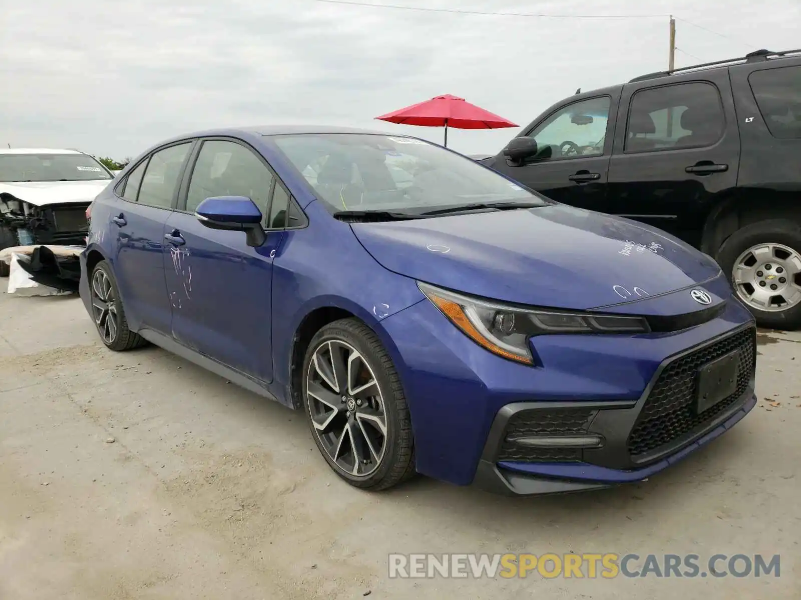 1 Photograph of a damaged car JTDS4RCE1LJ040286 TOYOTA COROLLA 2020