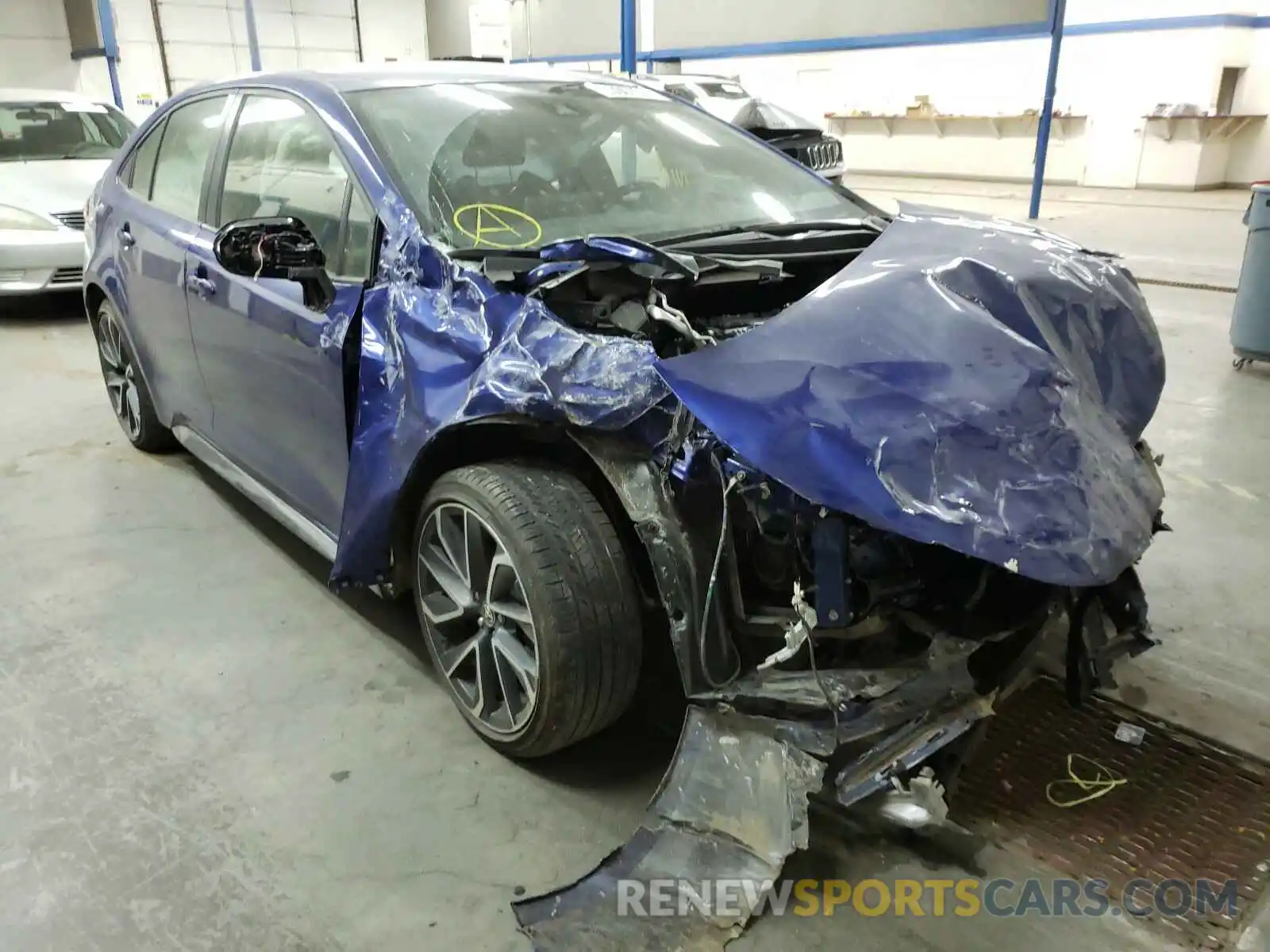 1 Photograph of a damaged car JTDS4RCE1LJ040949 TOYOTA COROLLA 2020