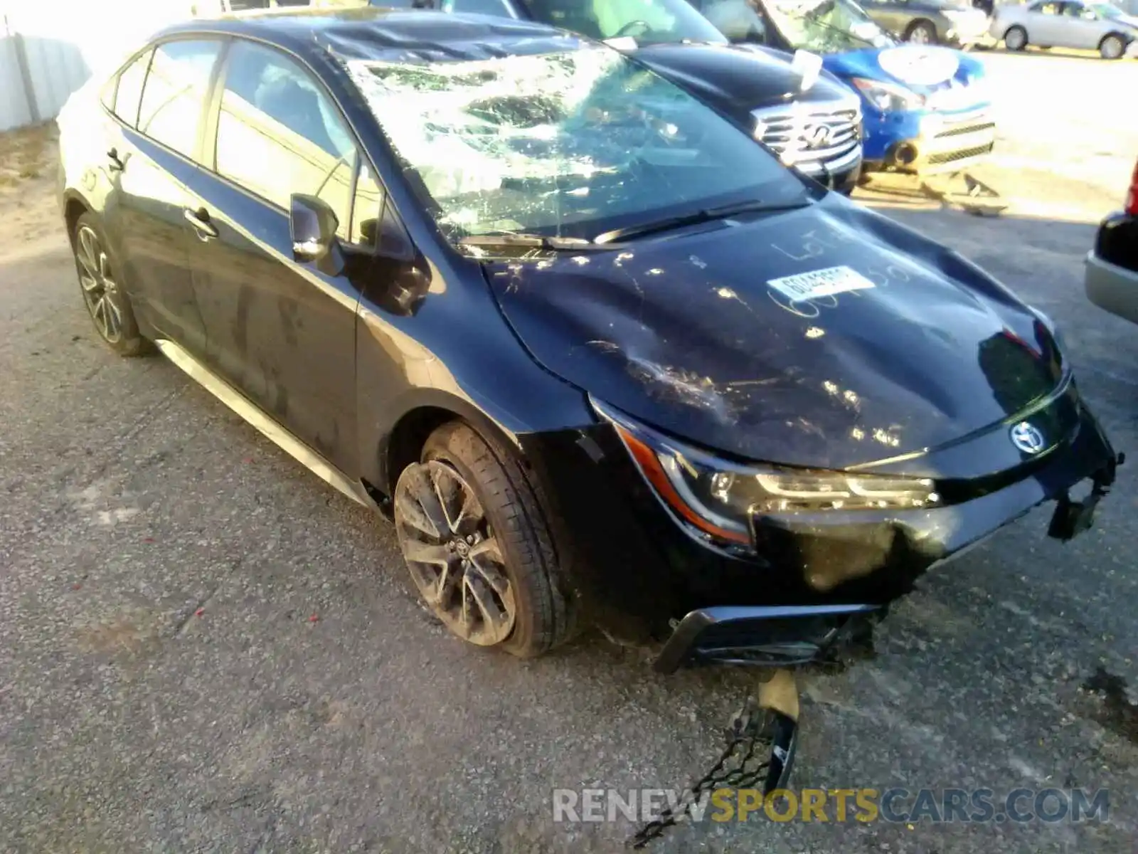 1 Photograph of a damaged car JTDS4RCE1LJ042510 TOYOTA COROLLA 2020