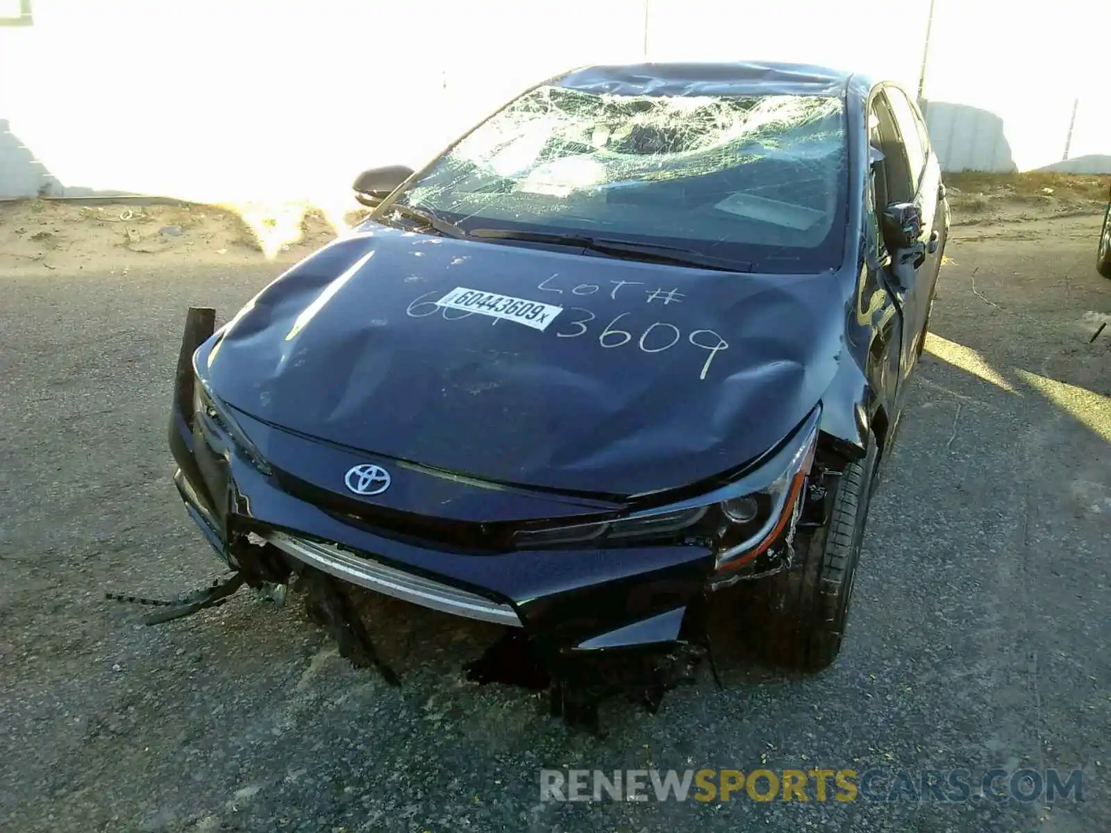 9 Photograph of a damaged car JTDS4RCE1LJ042510 TOYOTA COROLLA 2020