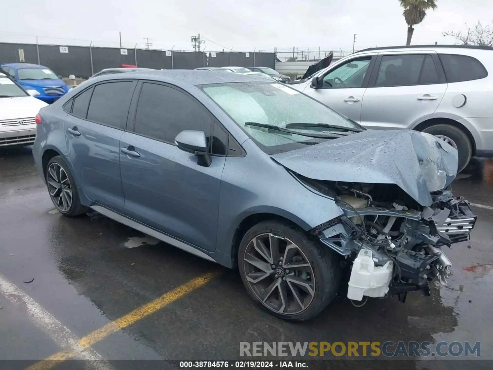 1 Photograph of a damaged car JTDS4RCE1LJ042779 TOYOTA COROLLA 2020