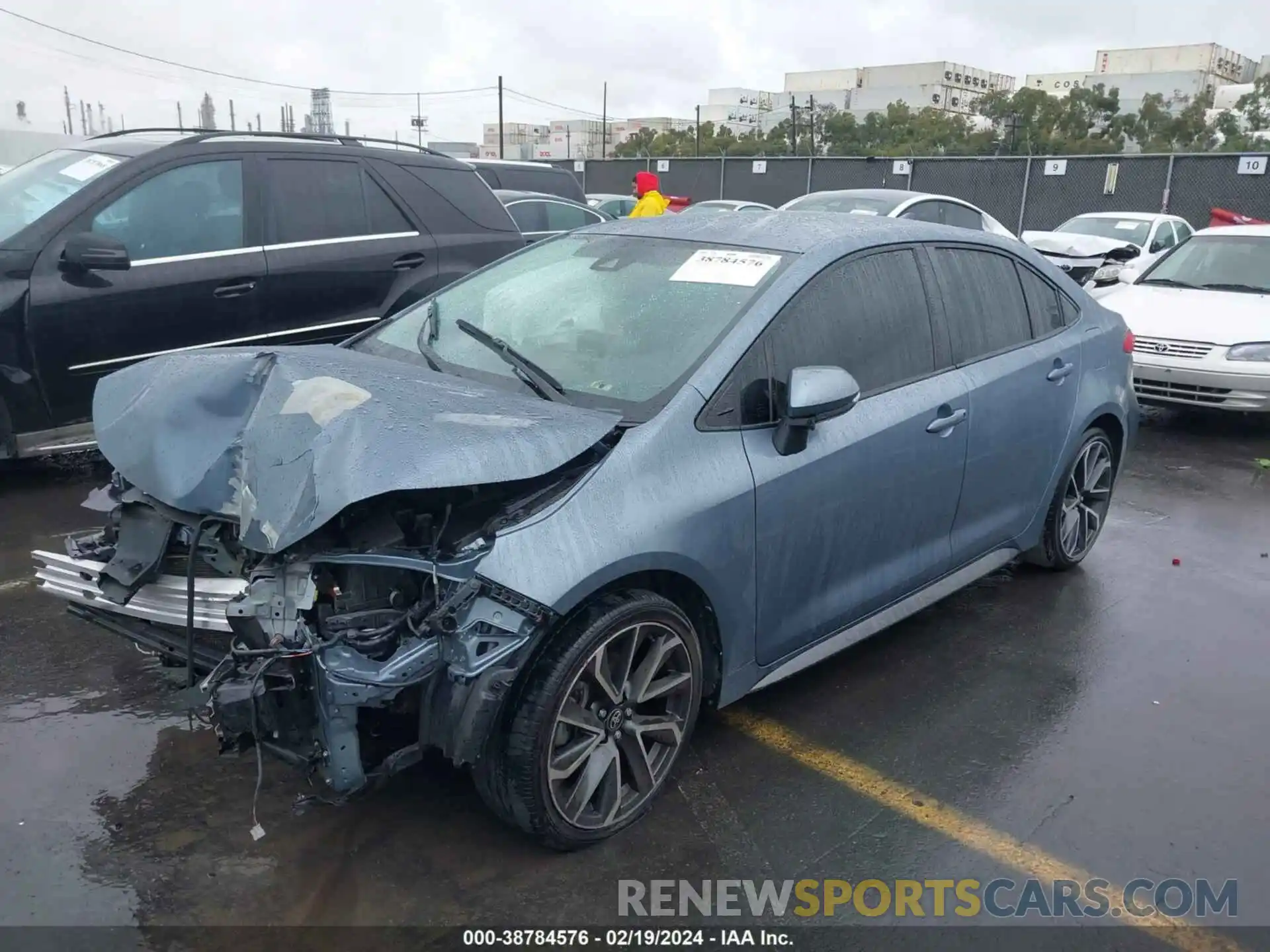 2 Photograph of a damaged car JTDS4RCE1LJ042779 TOYOTA COROLLA 2020