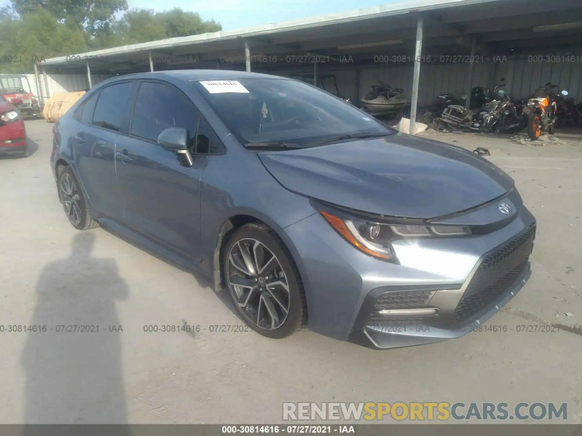 1 Photograph of a damaged car JTDS4RCE1LJ043074 TOYOTA COROLLA 2020