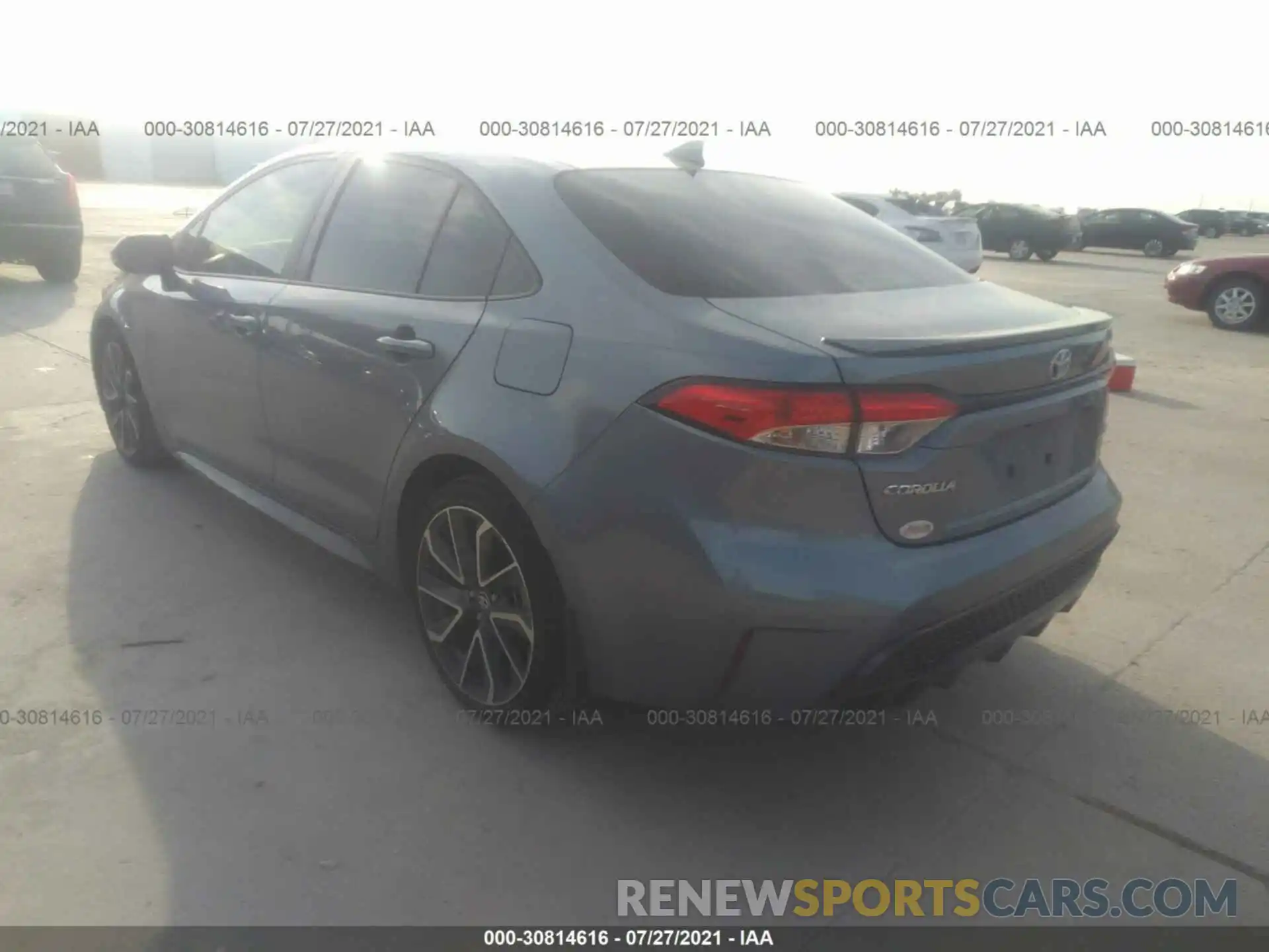 3 Photograph of a damaged car JTDS4RCE1LJ043074 TOYOTA COROLLA 2020