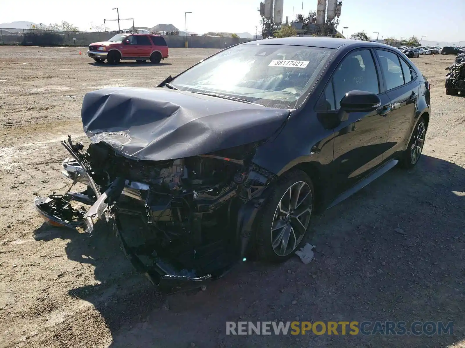 2 Photograph of a damaged car JTDS4RCE1LJ043205 TOYOTA COROLLA 2020