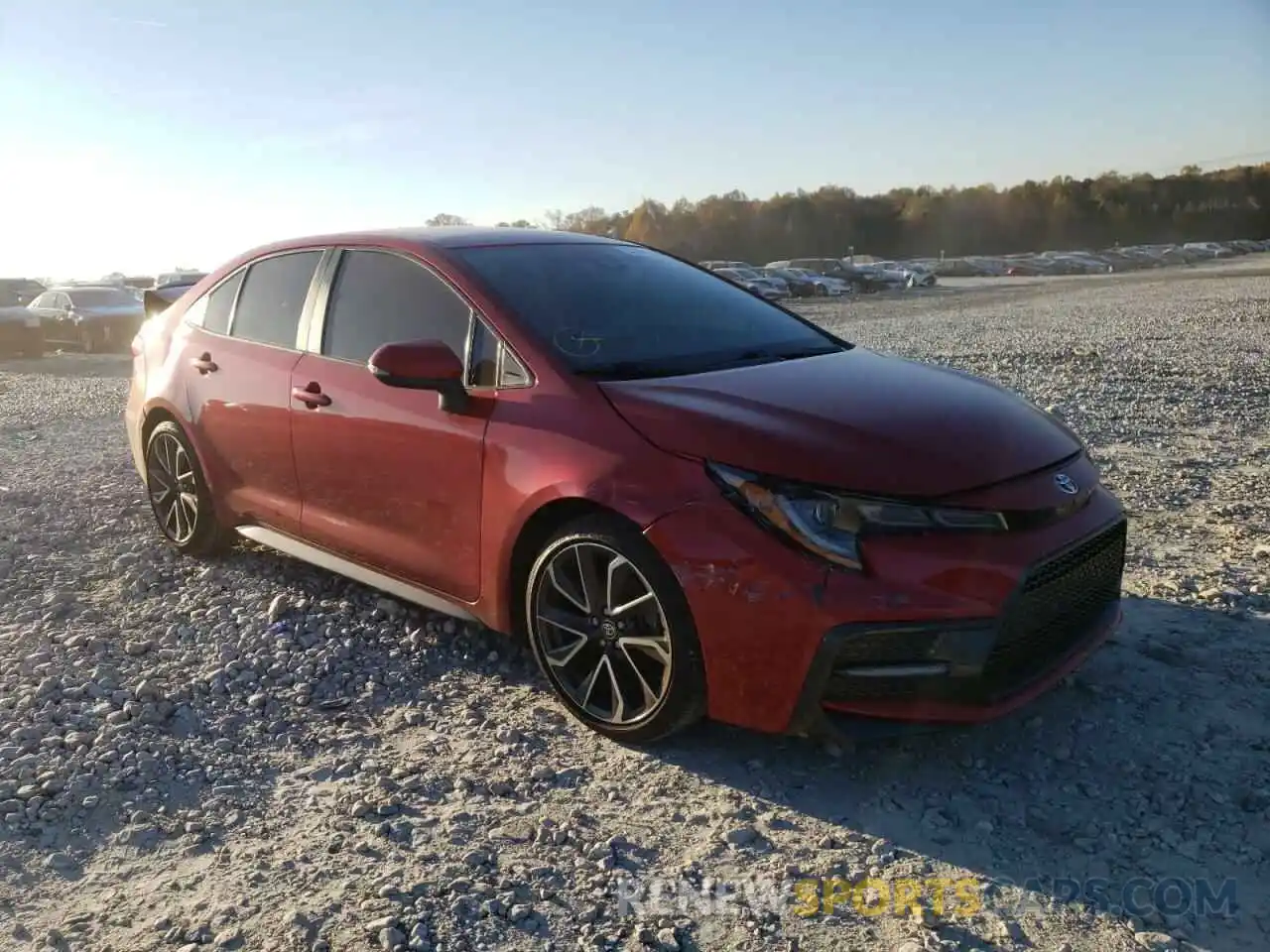 1 Photograph of a damaged car JTDS4RCE1LJ044404 TOYOTA COROLLA 2020