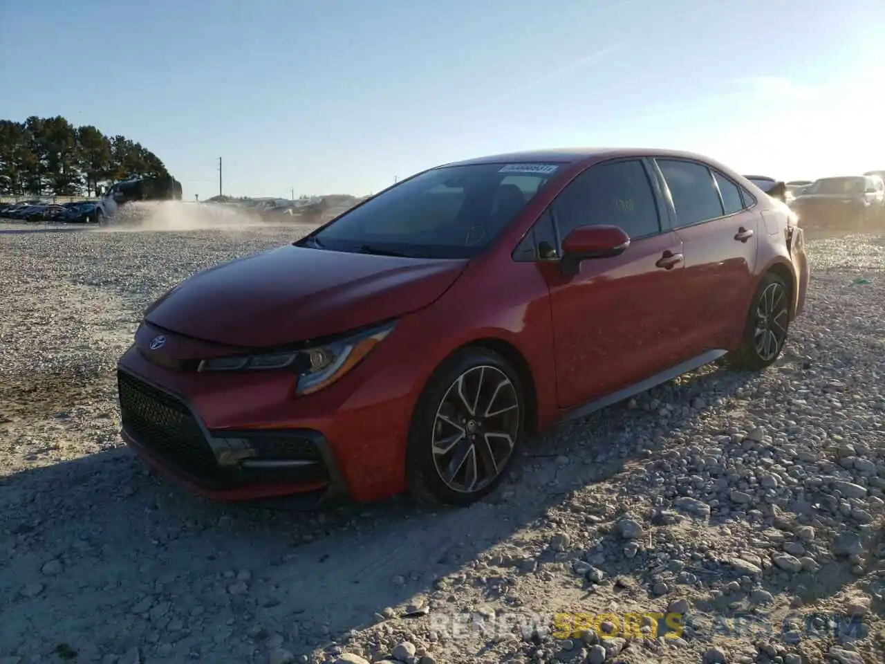 2 Photograph of a damaged car JTDS4RCE1LJ044404 TOYOTA COROLLA 2020