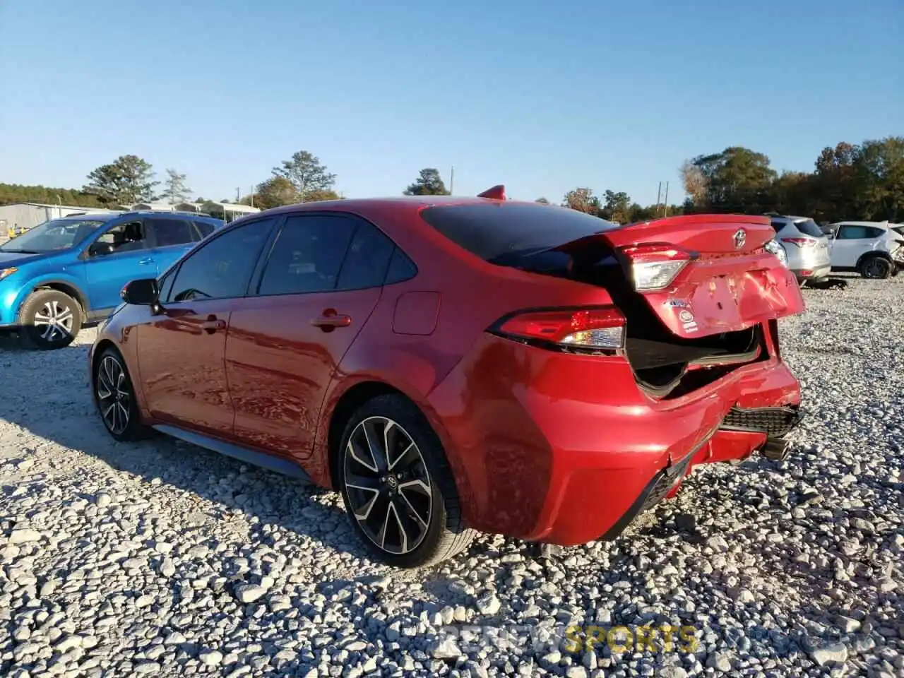 3 Photograph of a damaged car JTDS4RCE1LJ044404 TOYOTA COROLLA 2020