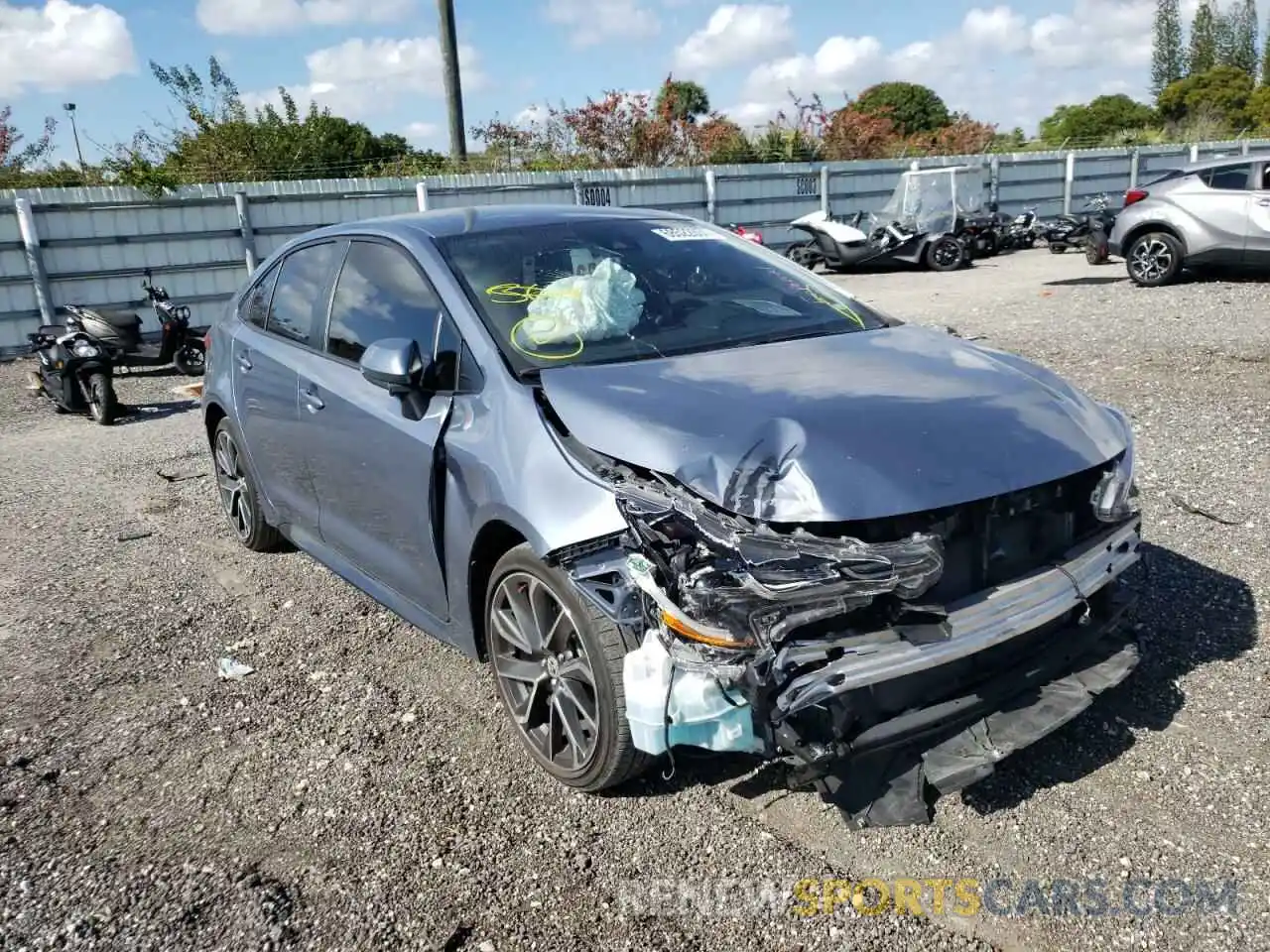 1 Photograph of a damaged car JTDS4RCE1LJ045861 TOYOTA COROLLA 2020