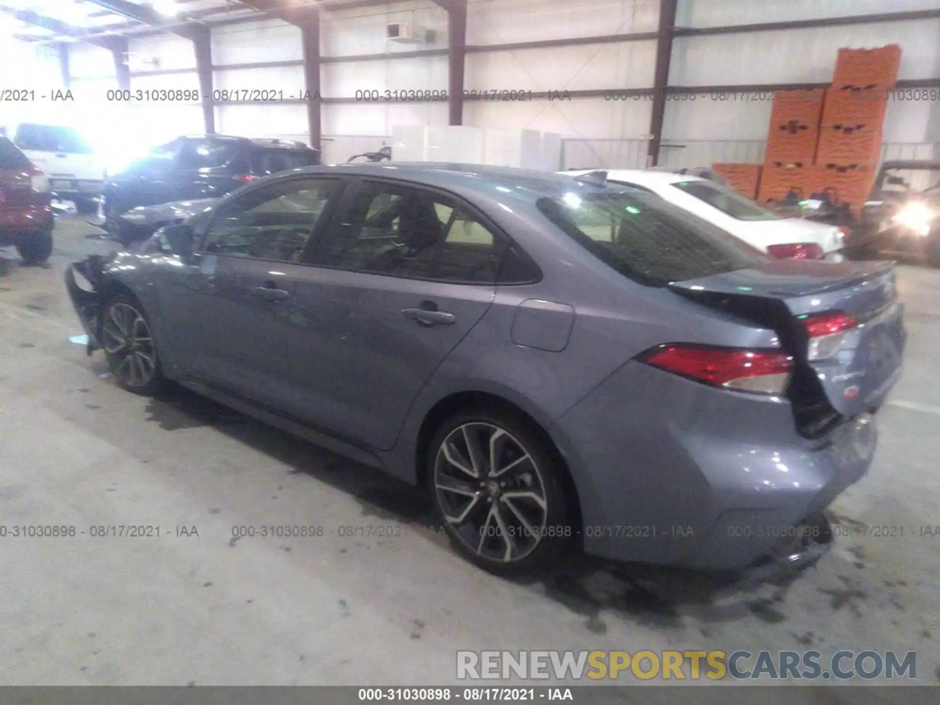 3 Photograph of a damaged car JTDS4RCE1LJ046492 TOYOTA COROLLA 2020