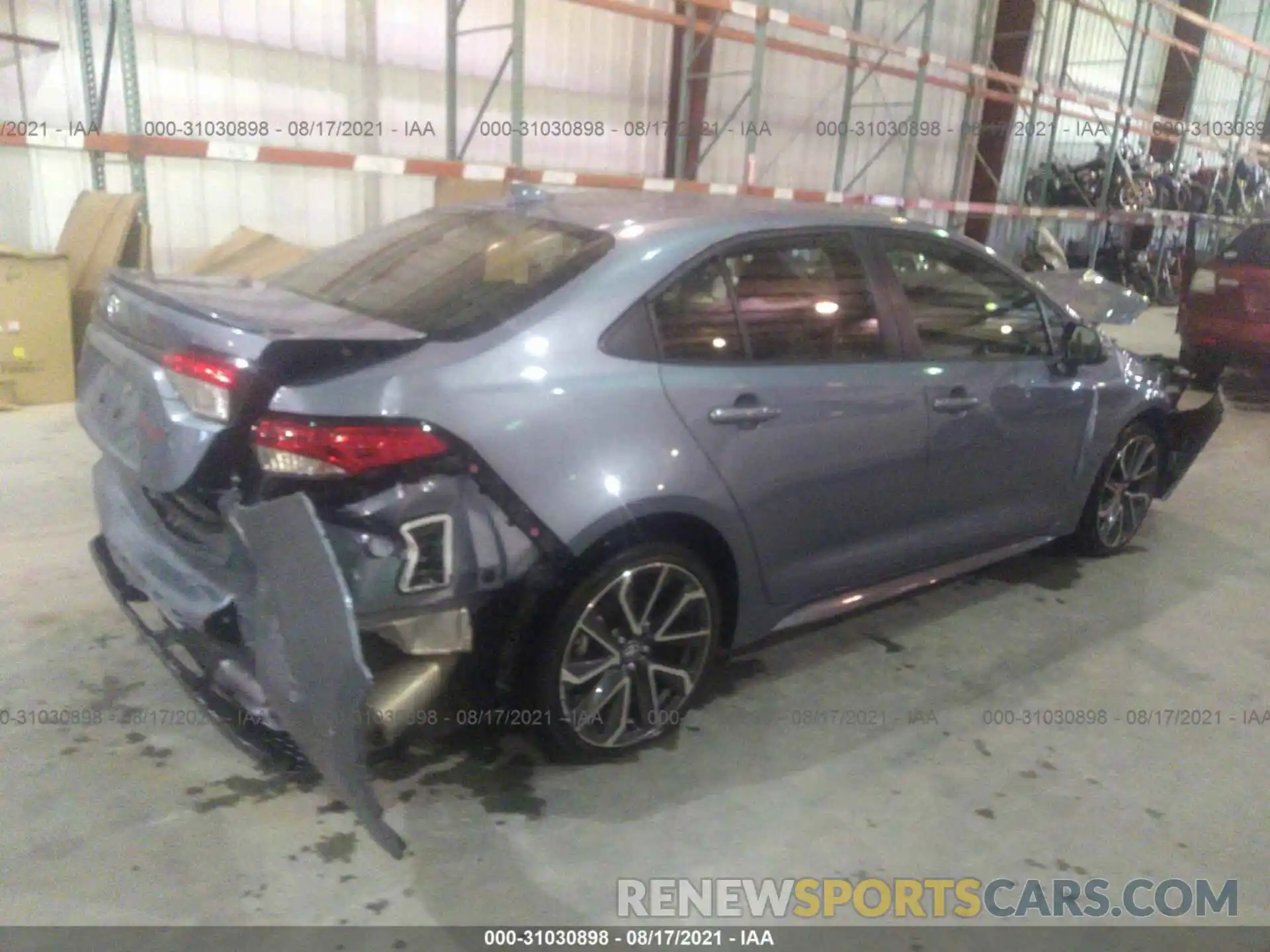 4 Photograph of a damaged car JTDS4RCE1LJ046492 TOYOTA COROLLA 2020