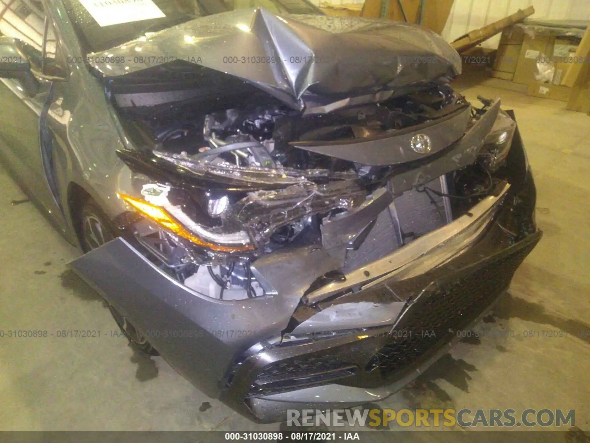 6 Photograph of a damaged car JTDS4RCE1LJ046492 TOYOTA COROLLA 2020