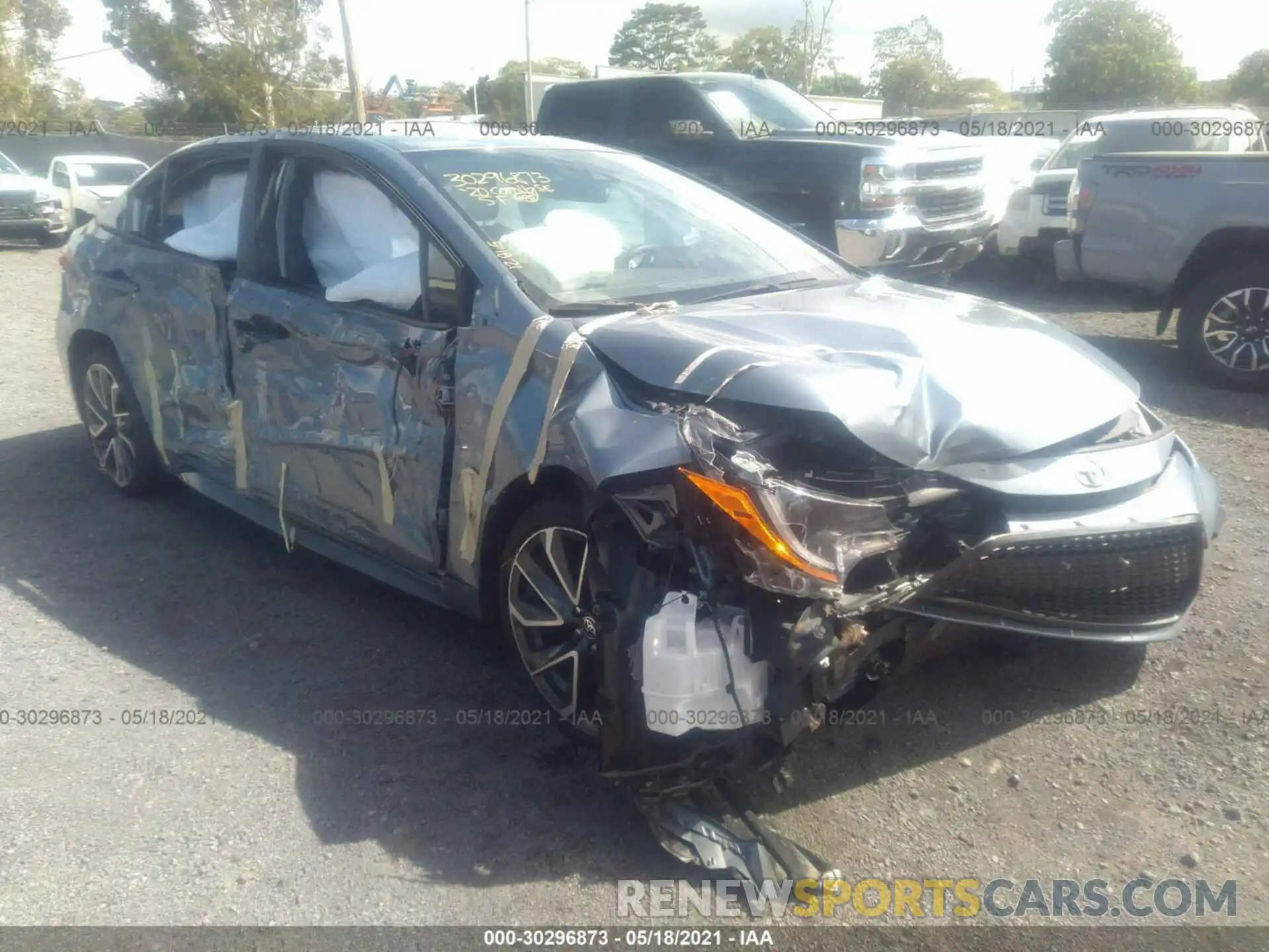 1 Photograph of a damaged car JTDS4RCE1LJ047237 TOYOTA COROLLA 2020