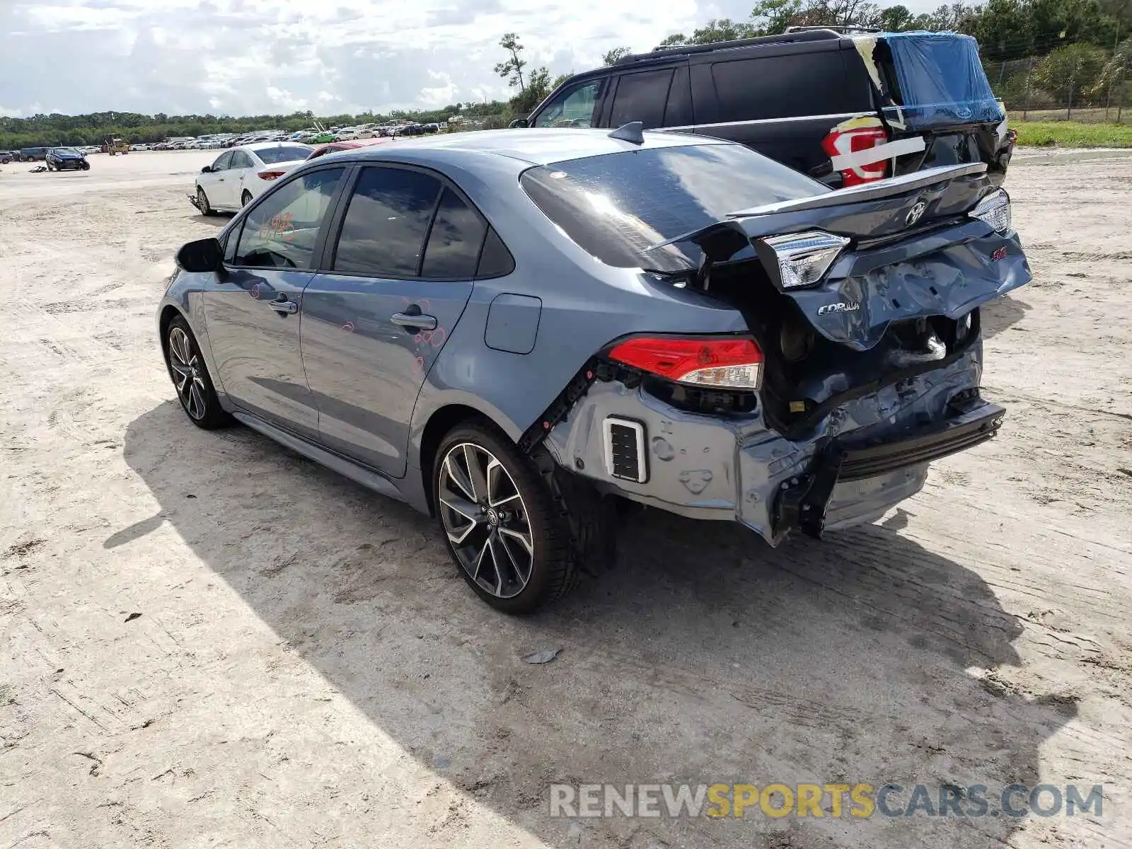 3 Photograph of a damaged car JTDS4RCE1LJ048906 TOYOTA COROLLA 2020