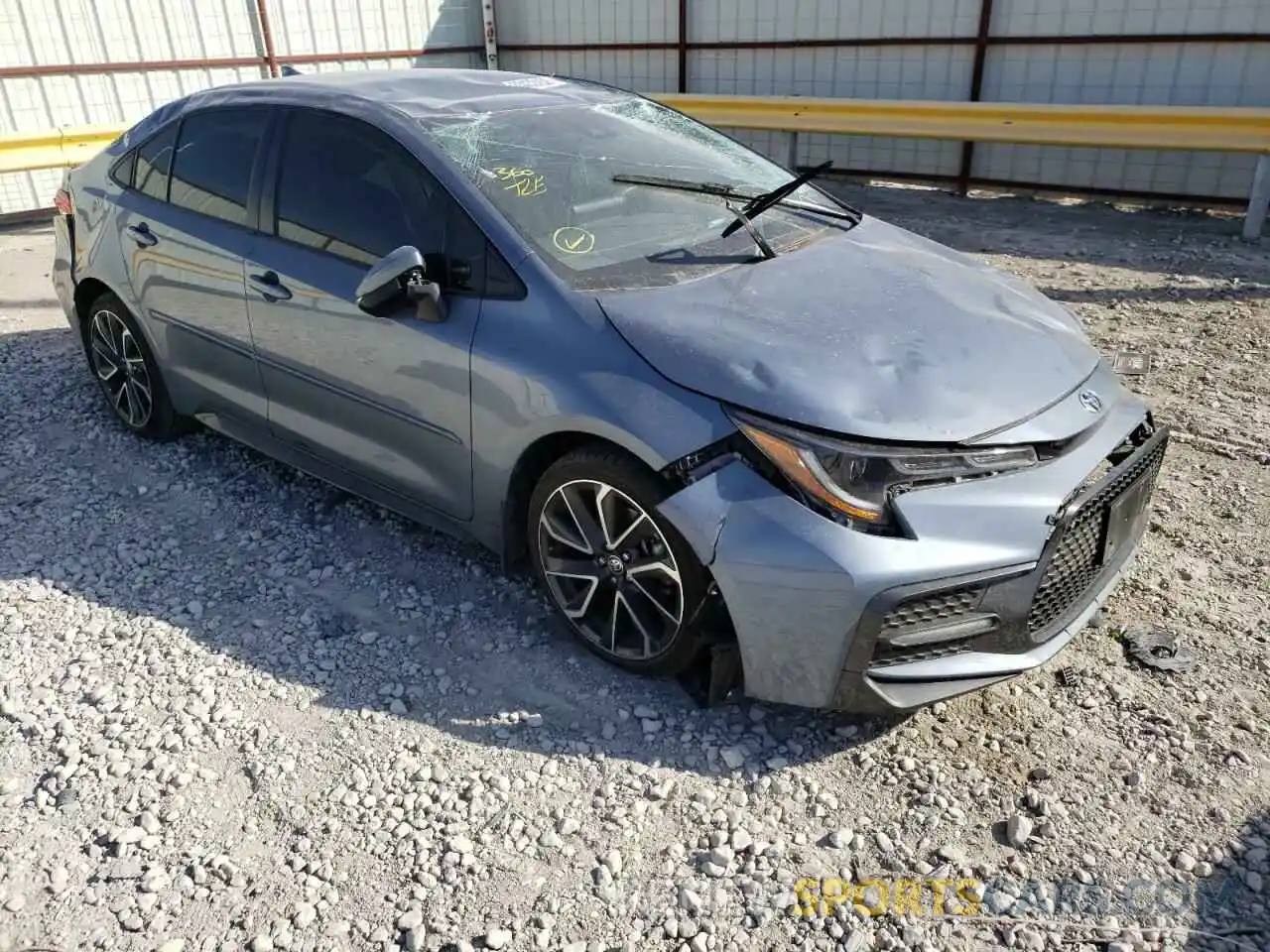 1 Photograph of a damaged car JTDS4RCE1LJ050137 TOYOTA COROLLA 2020