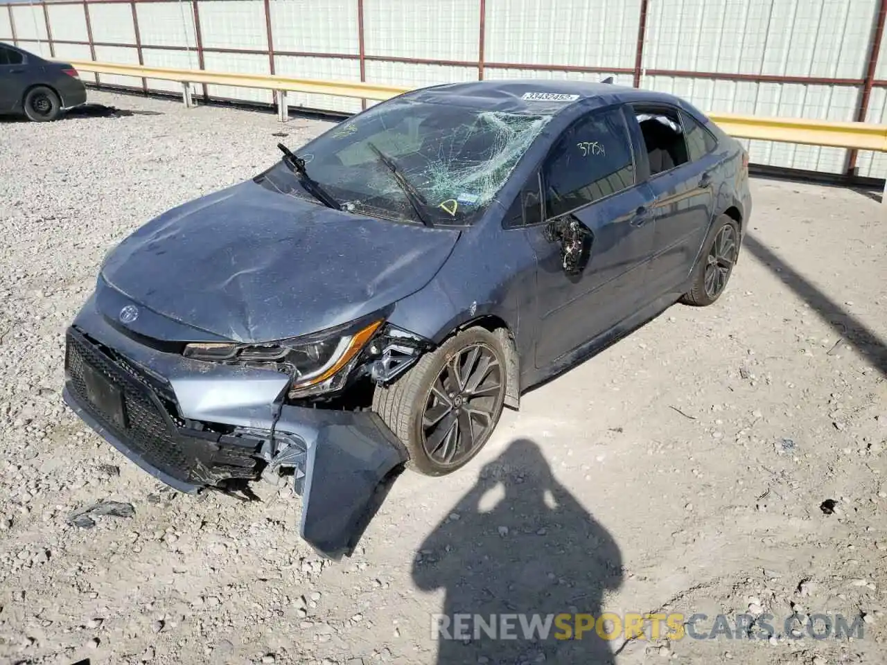 2 Photograph of a damaged car JTDS4RCE1LJ050137 TOYOTA COROLLA 2020