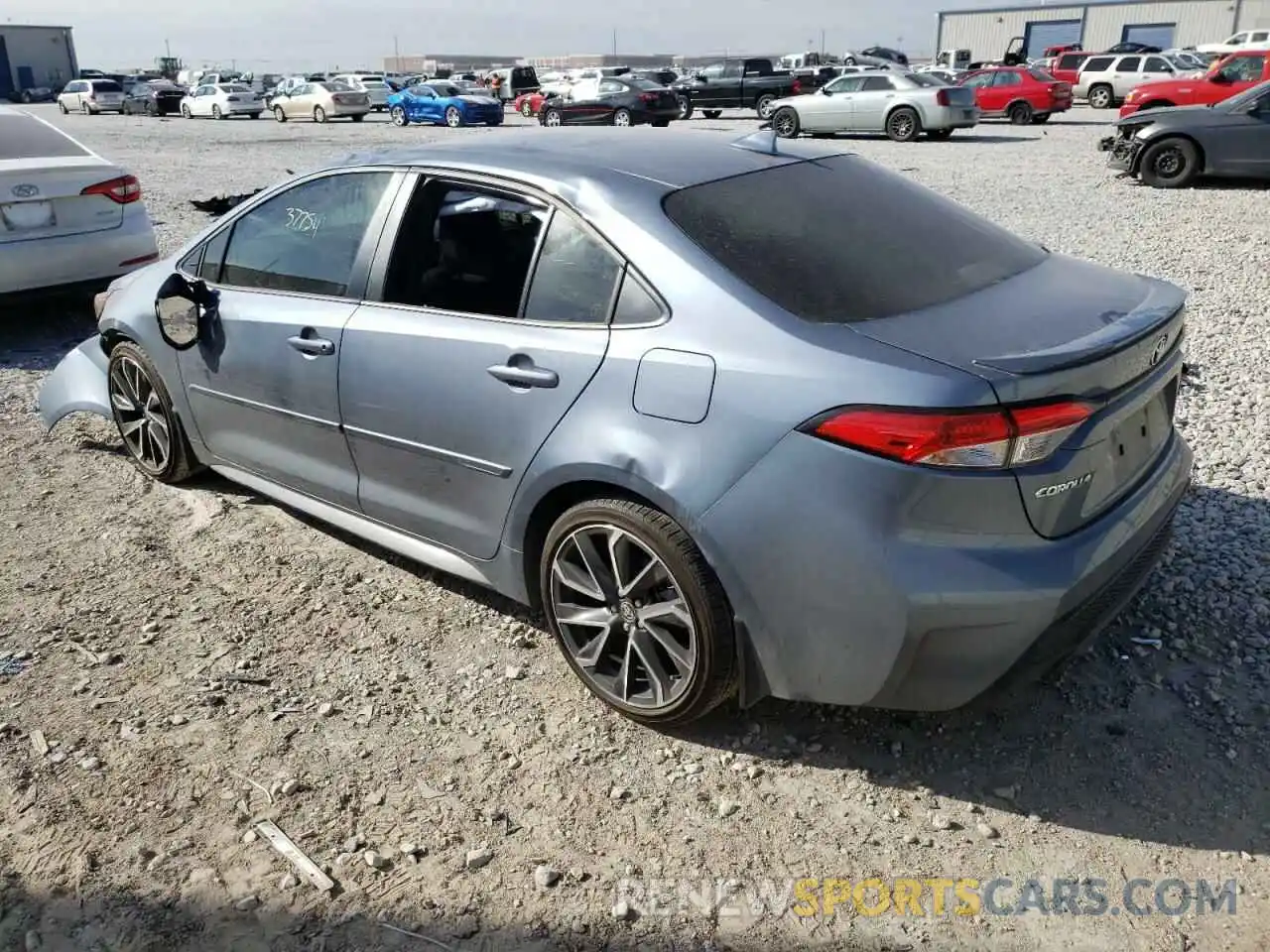 3 Photograph of a damaged car JTDS4RCE1LJ050137 TOYOTA COROLLA 2020