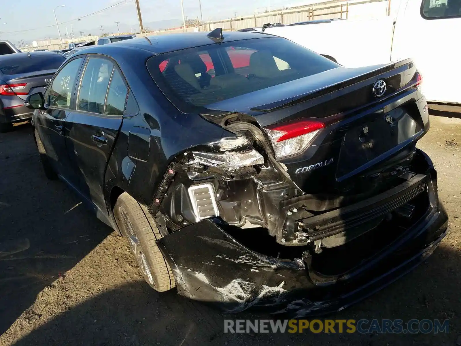 3 Photograph of a damaged car JTDS4RCE1LJ051451 TOYOTA COROLLA 2020