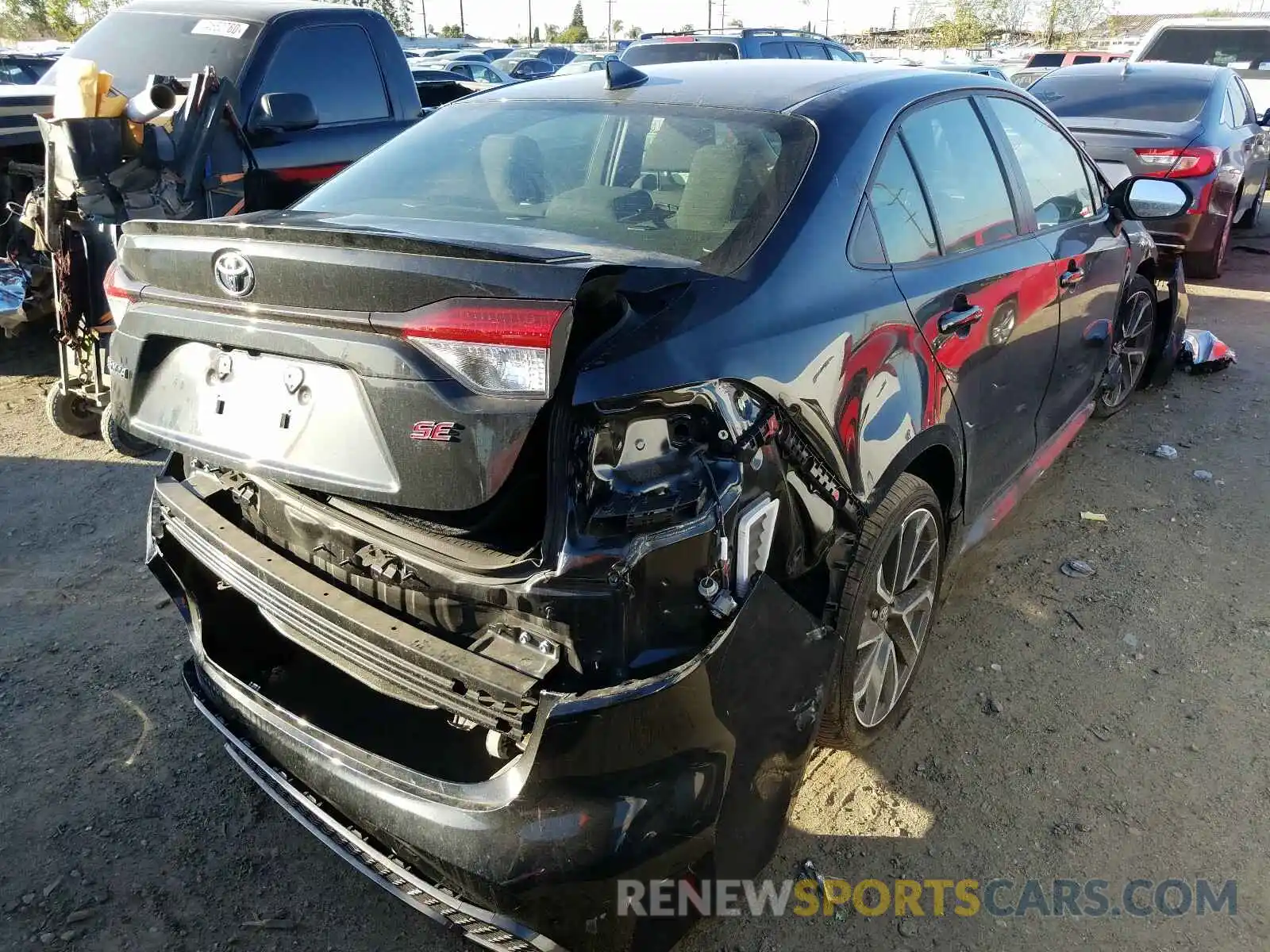 4 Photograph of a damaged car JTDS4RCE1LJ051451 TOYOTA COROLLA 2020