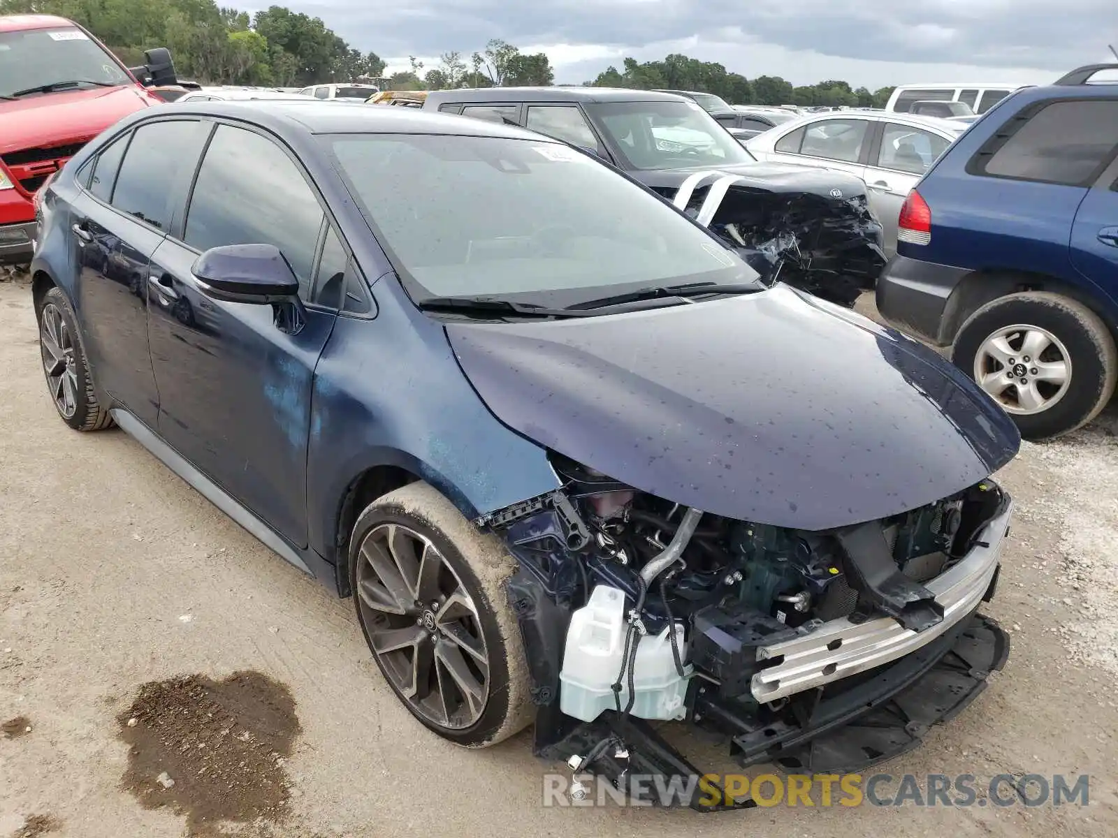 1 Photograph of a damaged car JTDS4RCE1LJ051501 TOYOTA COROLLA 2020