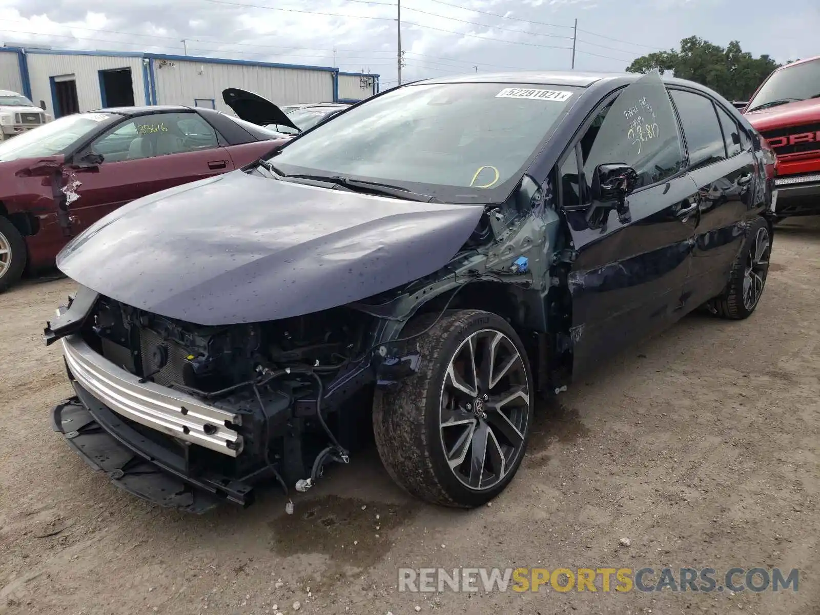 2 Photograph of a damaged car JTDS4RCE1LJ051501 TOYOTA COROLLA 2020