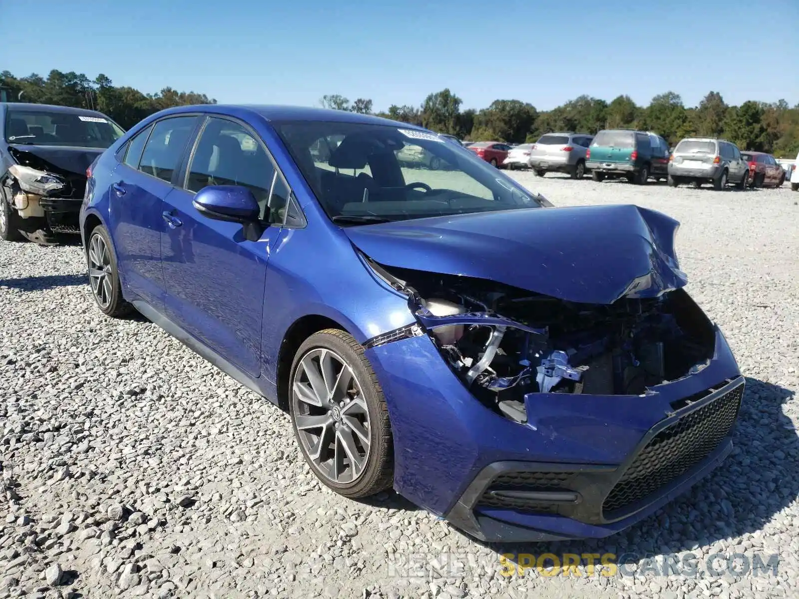 1 Photograph of a damaged car JTDS4RCE1LJ051708 TOYOTA COROLLA 2020