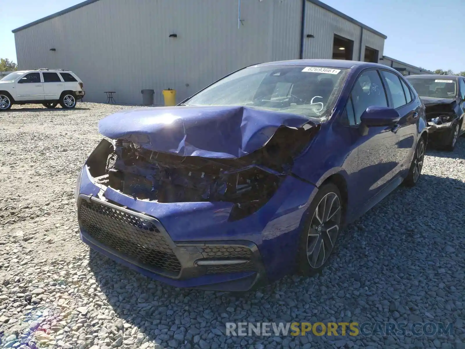 2 Photograph of a damaged car JTDS4RCE1LJ051708 TOYOTA COROLLA 2020