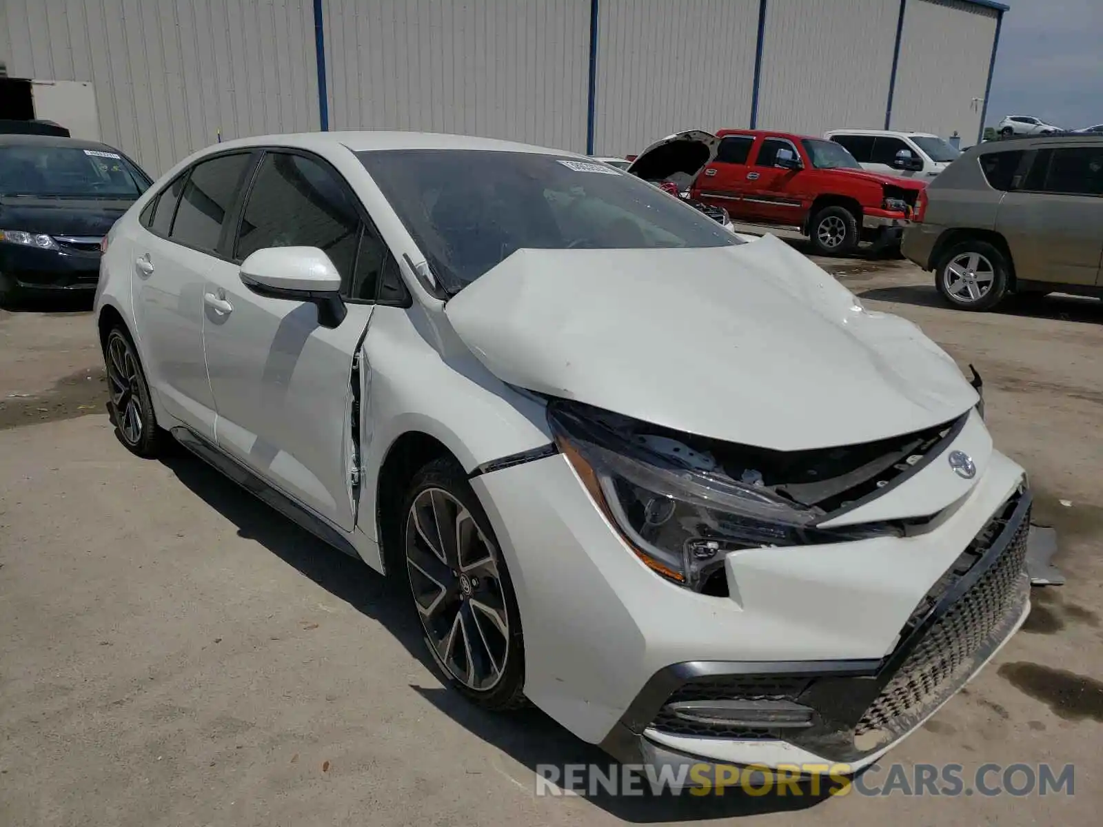 1 Photograph of a damaged car JTDS4RCE2LJ000640 TOYOTA COROLLA 2020