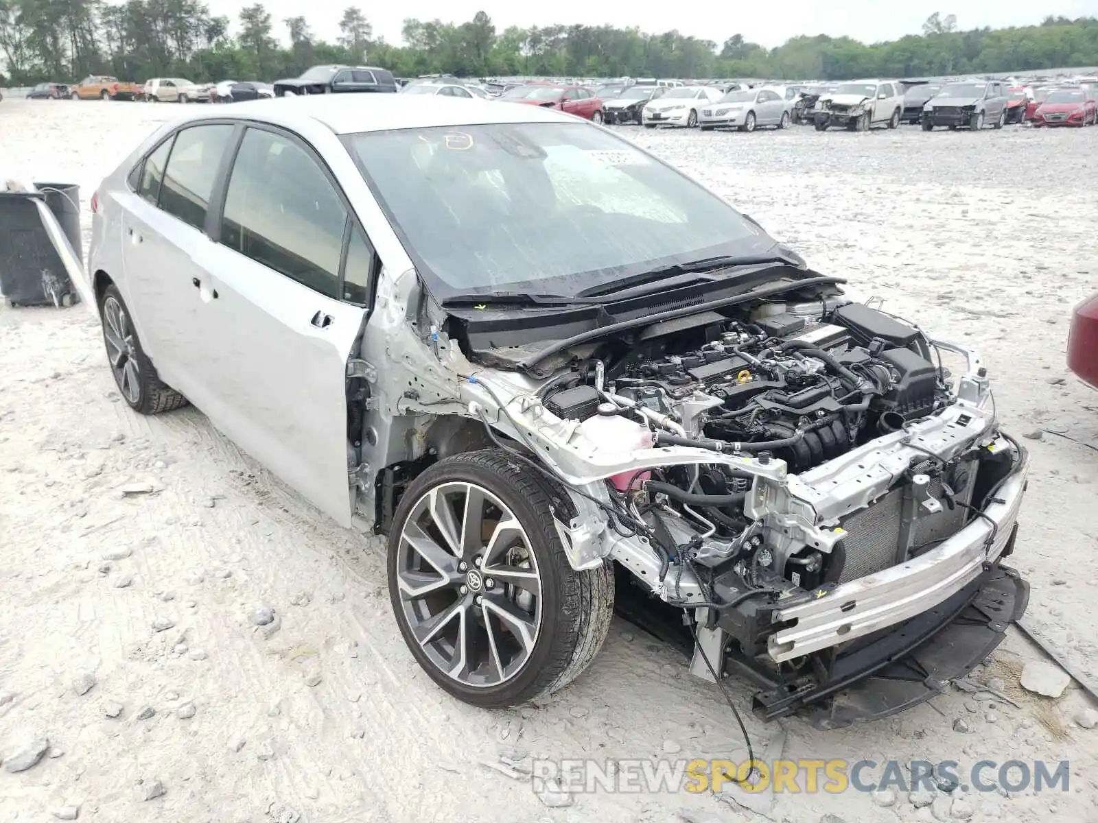 1 Photograph of a damaged car JTDS4RCE2LJ000914 TOYOTA COROLLA 2020