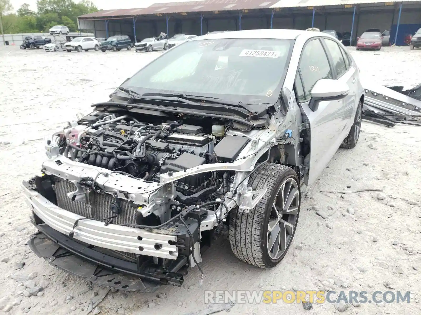 2 Photograph of a damaged car JTDS4RCE2LJ000914 TOYOTA COROLLA 2020