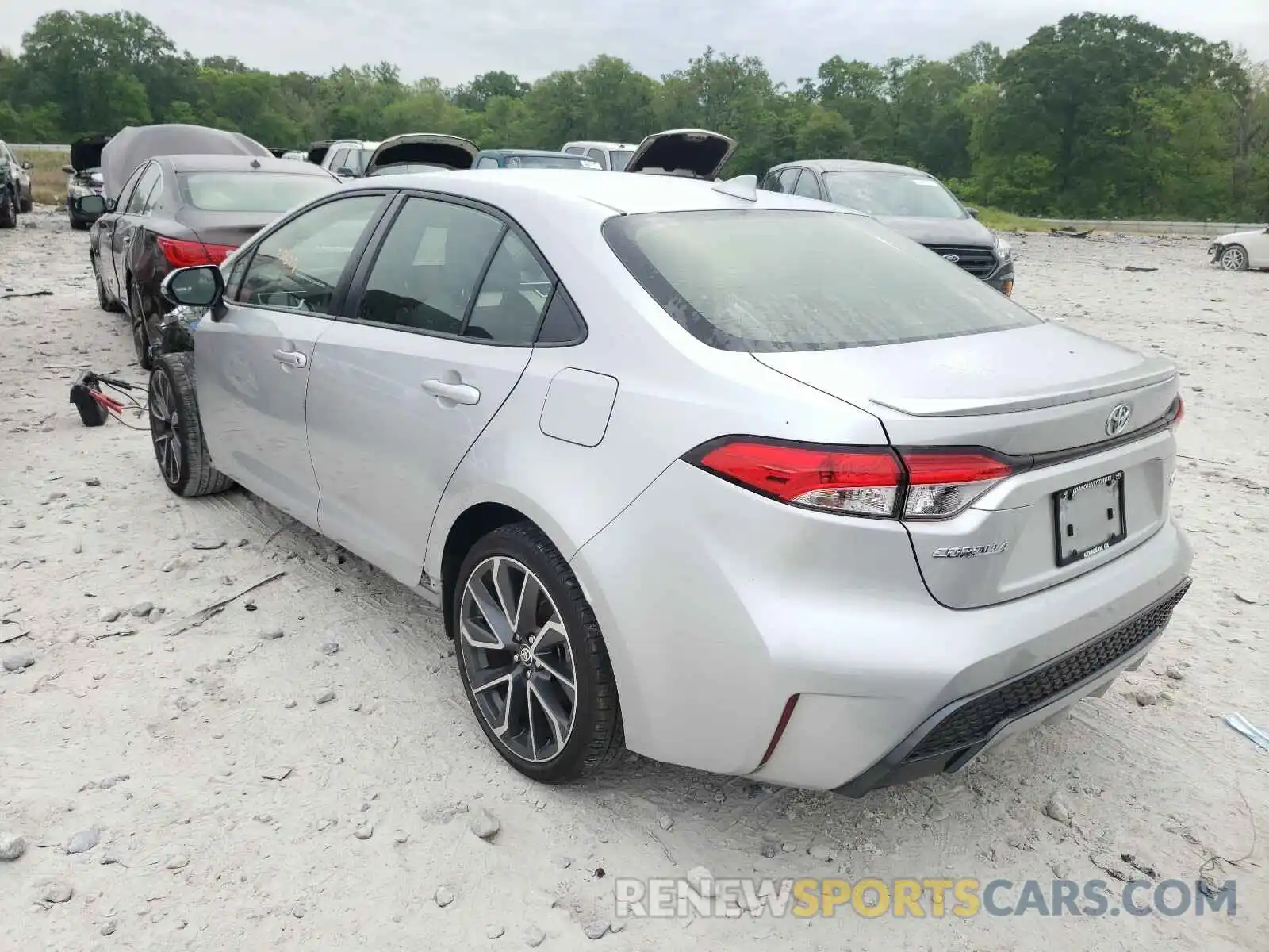 3 Photograph of a damaged car JTDS4RCE2LJ000914 TOYOTA COROLLA 2020