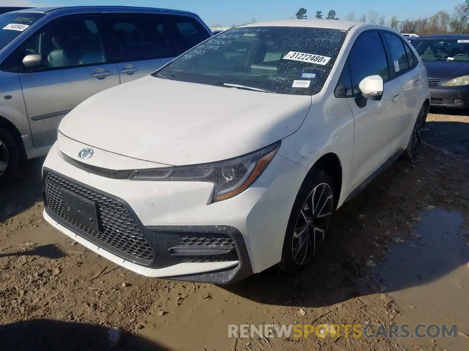 2 Photograph of a damaged car JTDS4RCE2LJ001500 TOYOTA COROLLA 2020