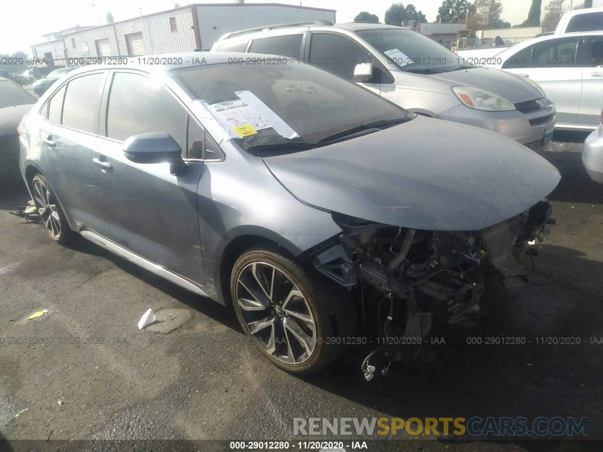 1 Photograph of a damaged car JTDS4RCE2LJ002758 TOYOTA COROLLA 2020