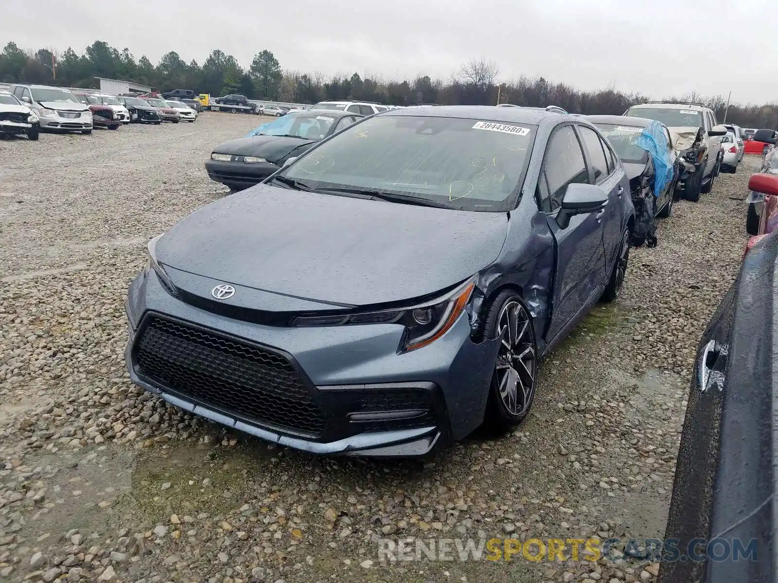 2 Photograph of a damaged car JTDS4RCE2LJ004350 TOYOTA COROLLA 2020