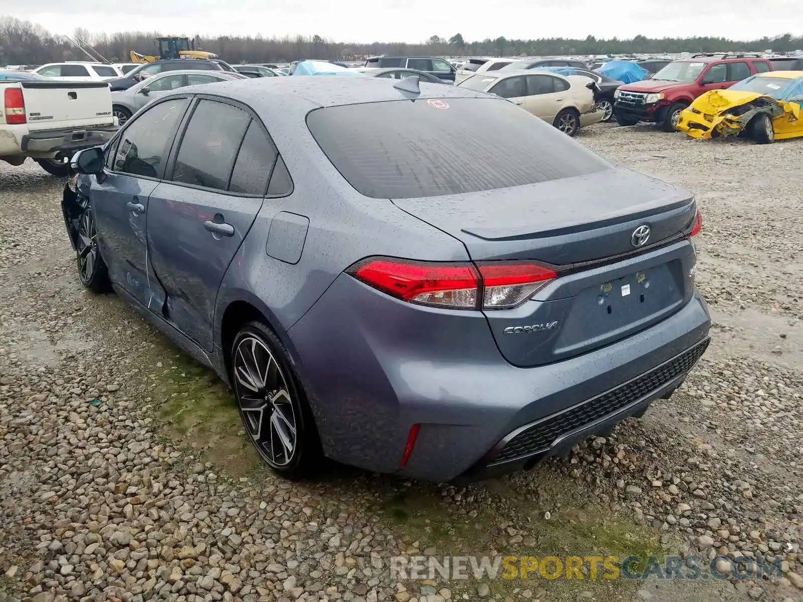 3 Photograph of a damaged car JTDS4RCE2LJ004350 TOYOTA COROLLA 2020