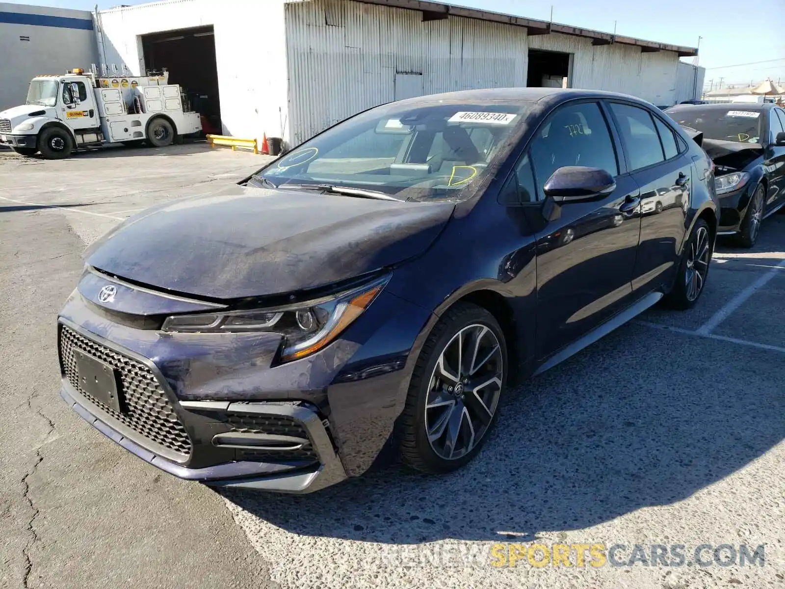 2 Photograph of a damaged car JTDS4RCE2LJ004400 TOYOTA COROLLA 2020