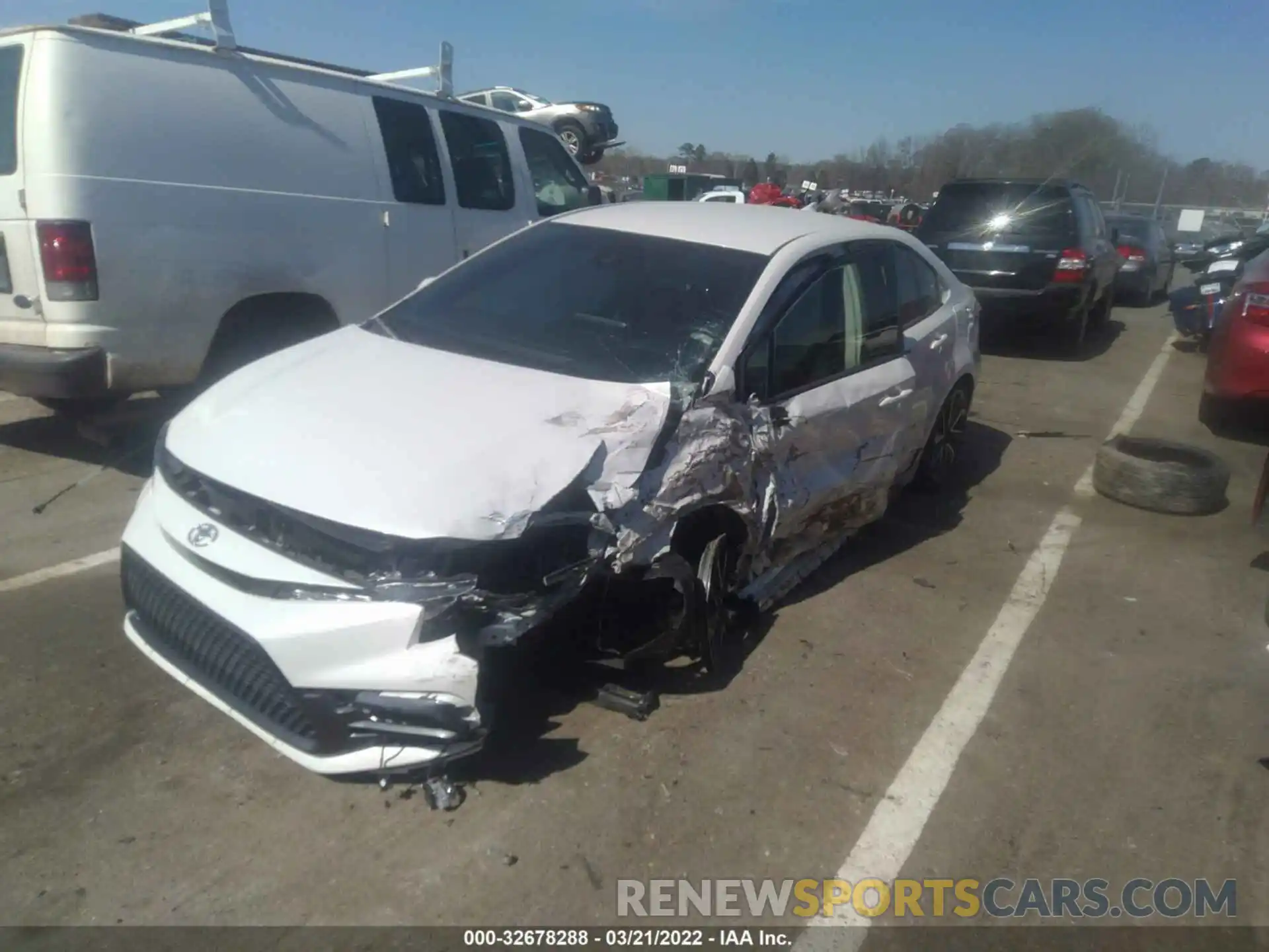 2 Photograph of a damaged car JTDS4RCE2LJ004526 TOYOTA COROLLA 2020