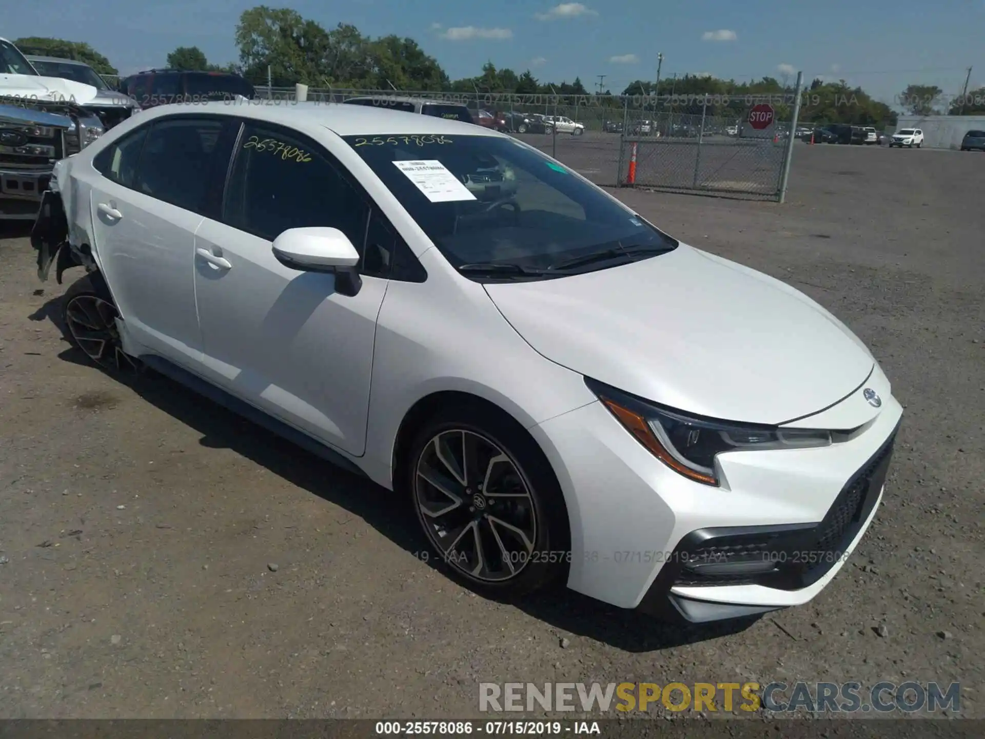 1 Photograph of a damaged car JTDS4RCE2LJ005983 TOYOTA COROLLA 2020