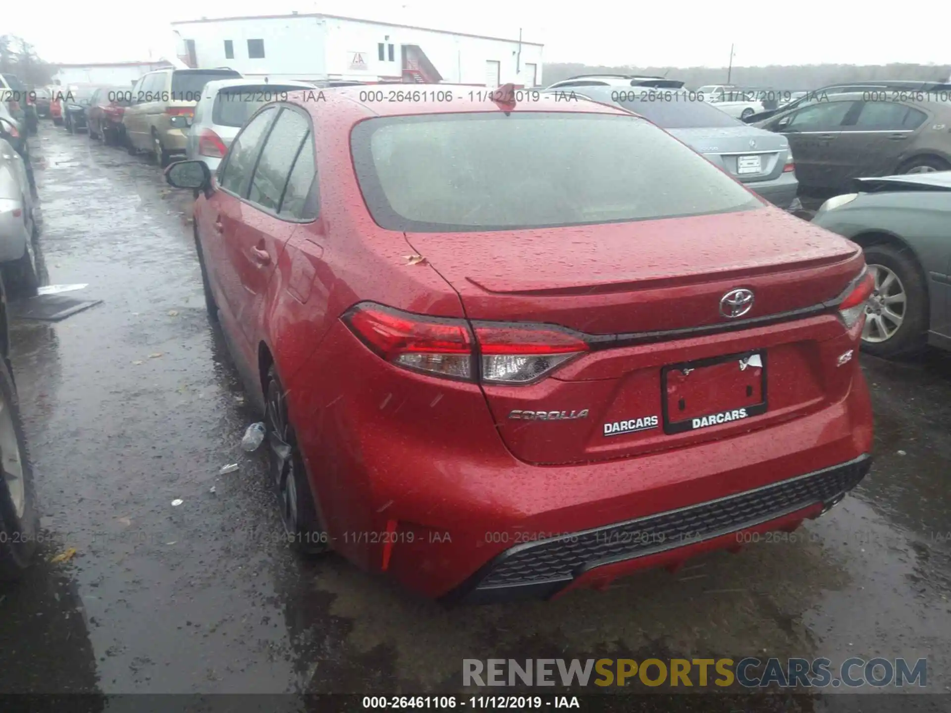 3 Photograph of a damaged car JTDS4RCE2LJ010133 TOYOTA COROLLA 2020